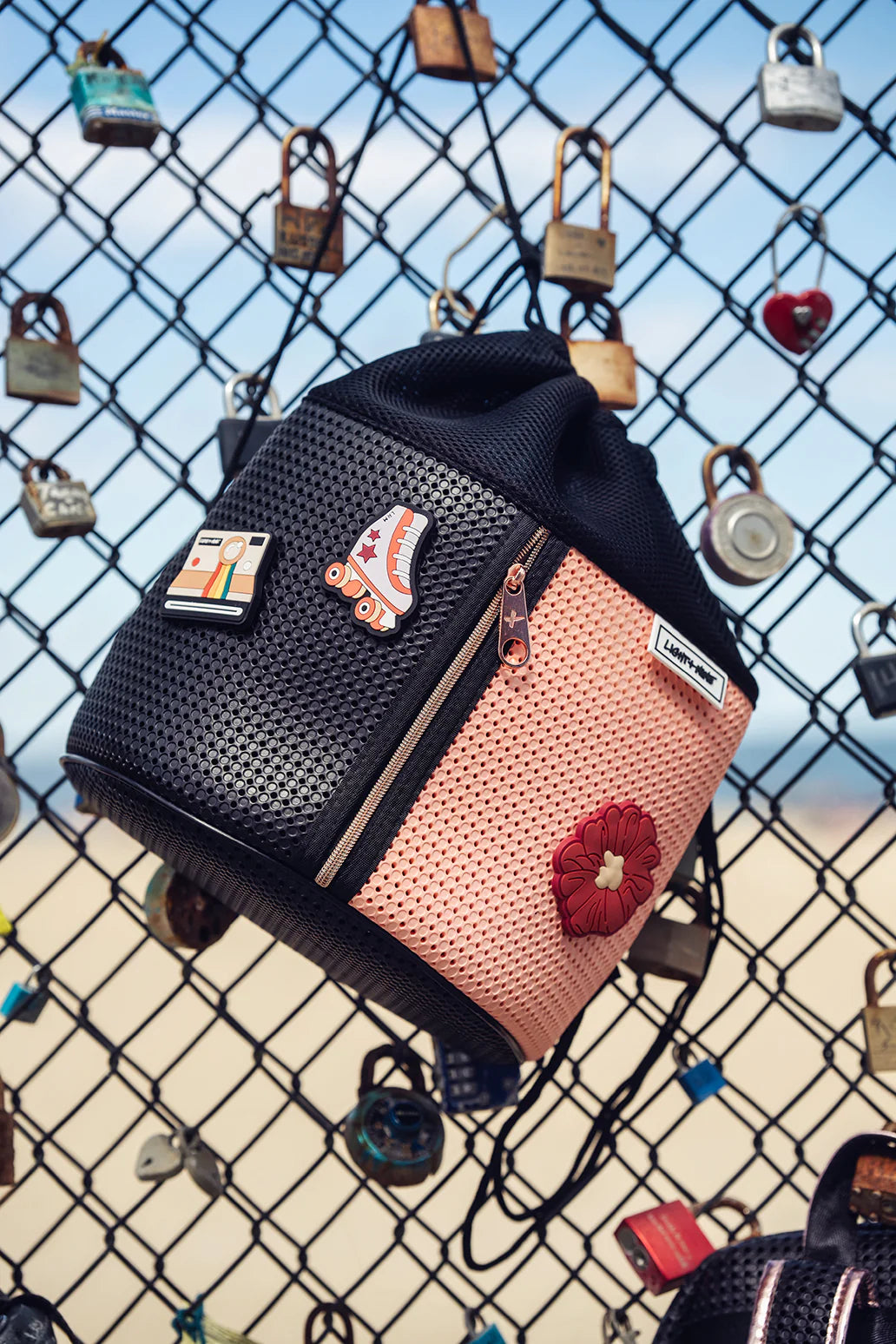 Sophy Zippered Bag | Peach Blush