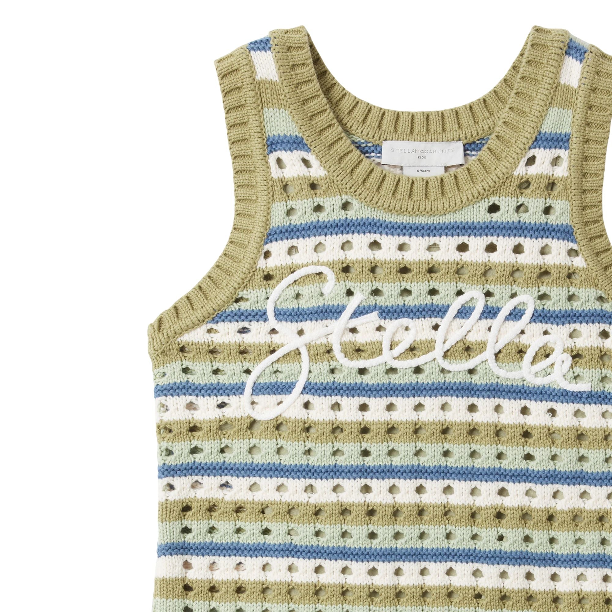 Striped Knit Tank Dress | Multicolor