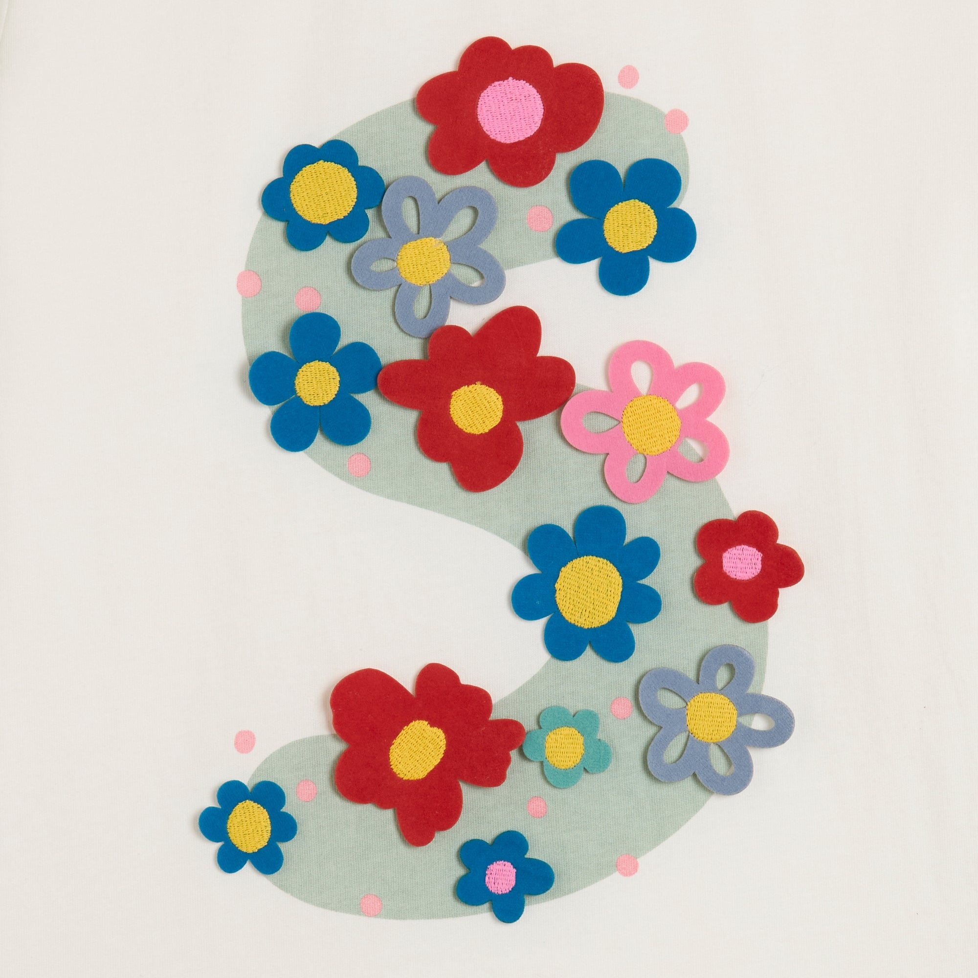 Floral S Graphic T-Shirt