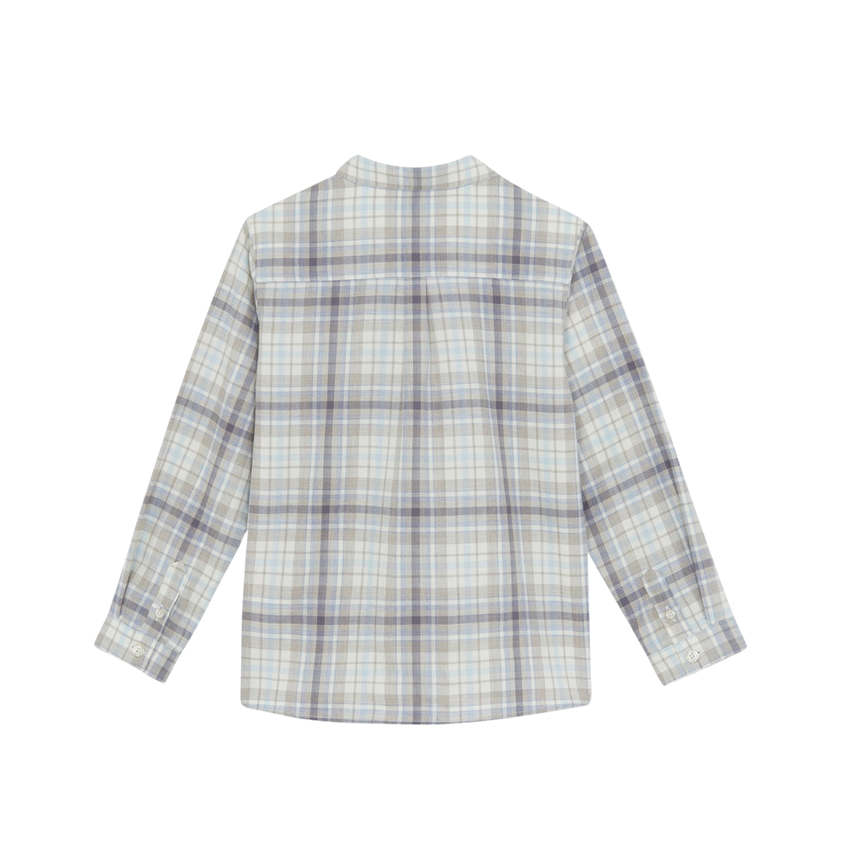 Cotton Check Shirt | Mocha