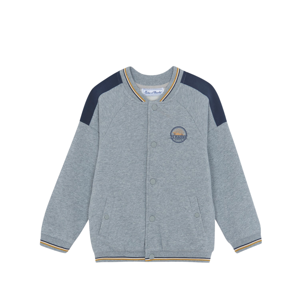 Teddy Cotton Jacket | Grey