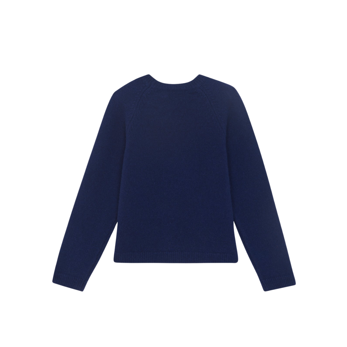 Braided Wool Sweater | Navy