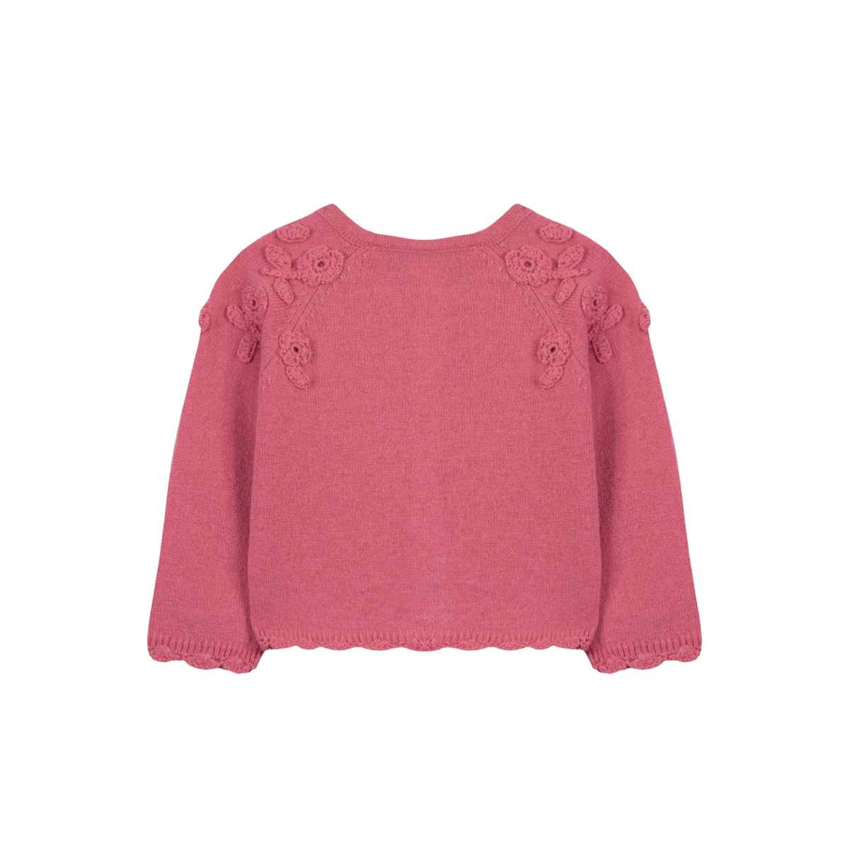 Floral Wool Cardigan | Peony