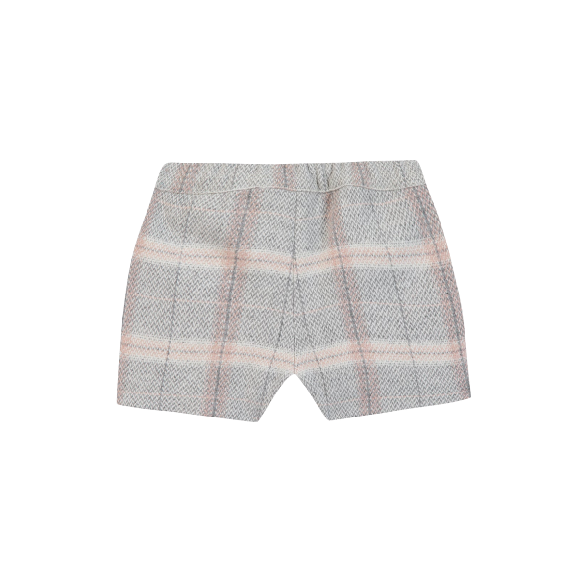 Bow Detailed Check Shorts | Beige