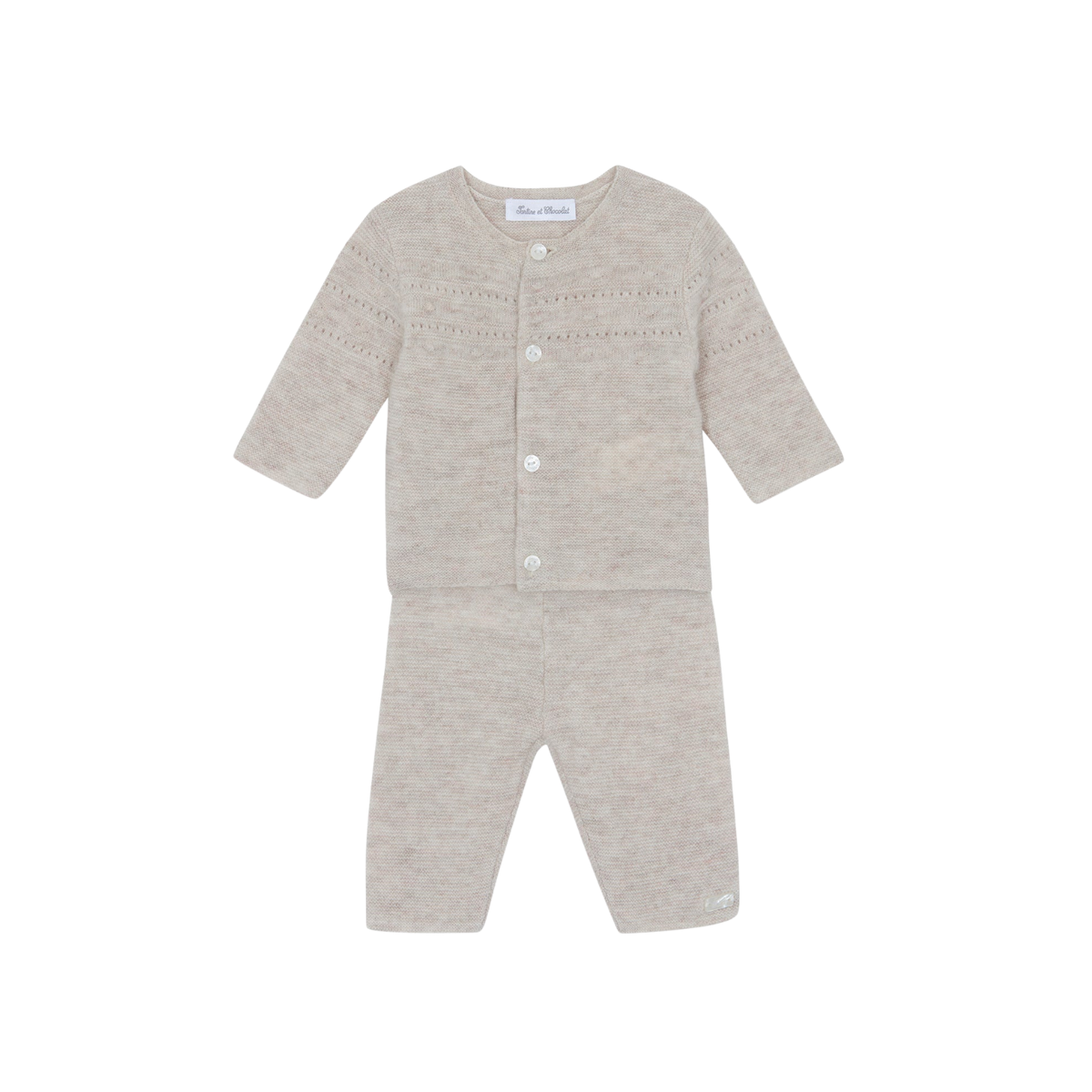 Cashmere Outfit Set | Beige
