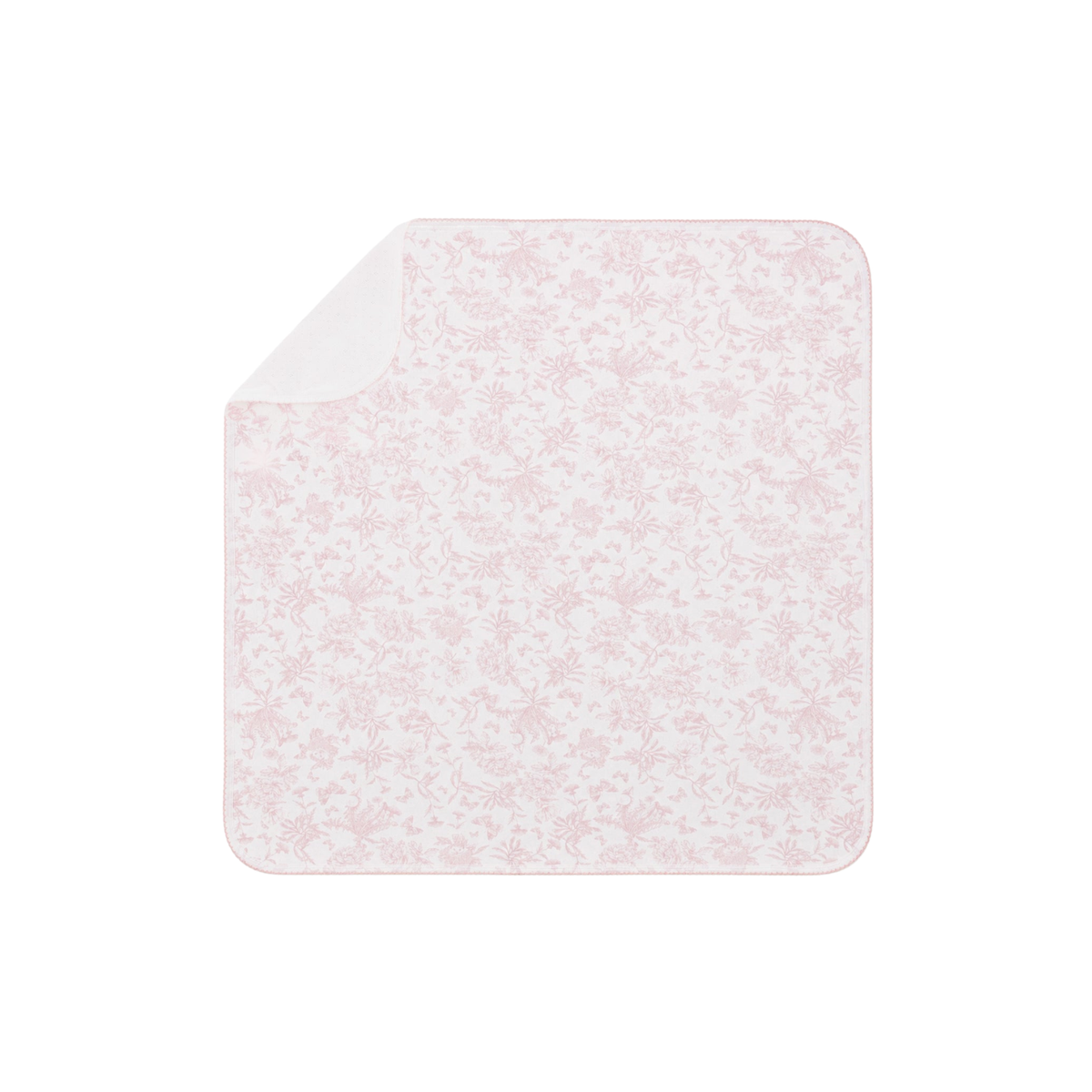 Toile De Jouy Blanket | Blush