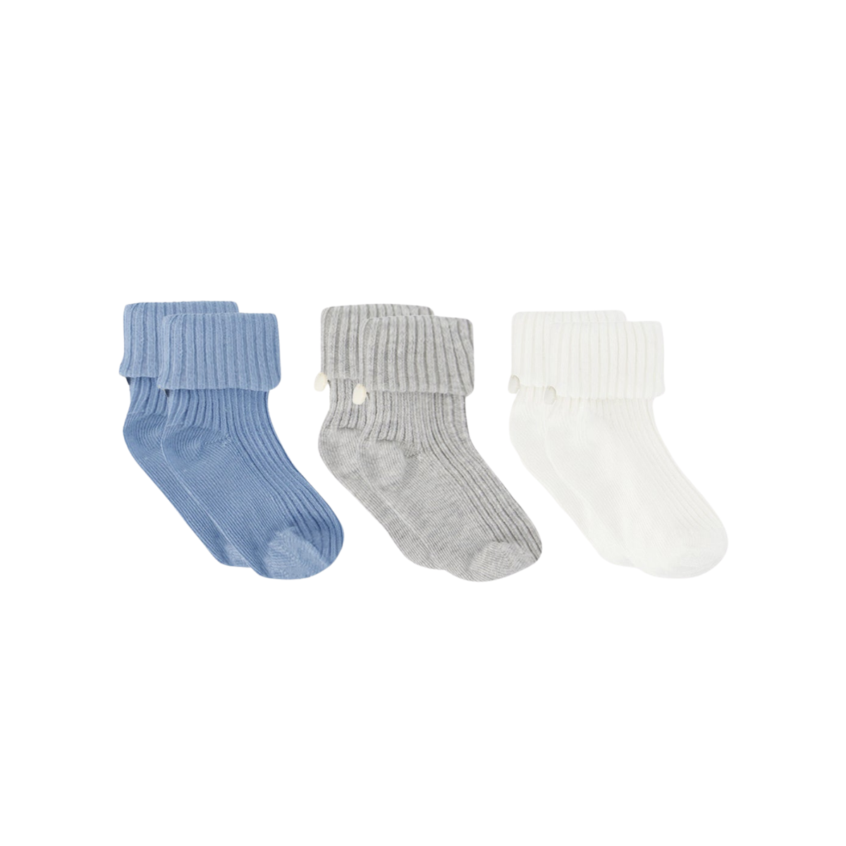 Newborn Socks Kit | Blue Gray