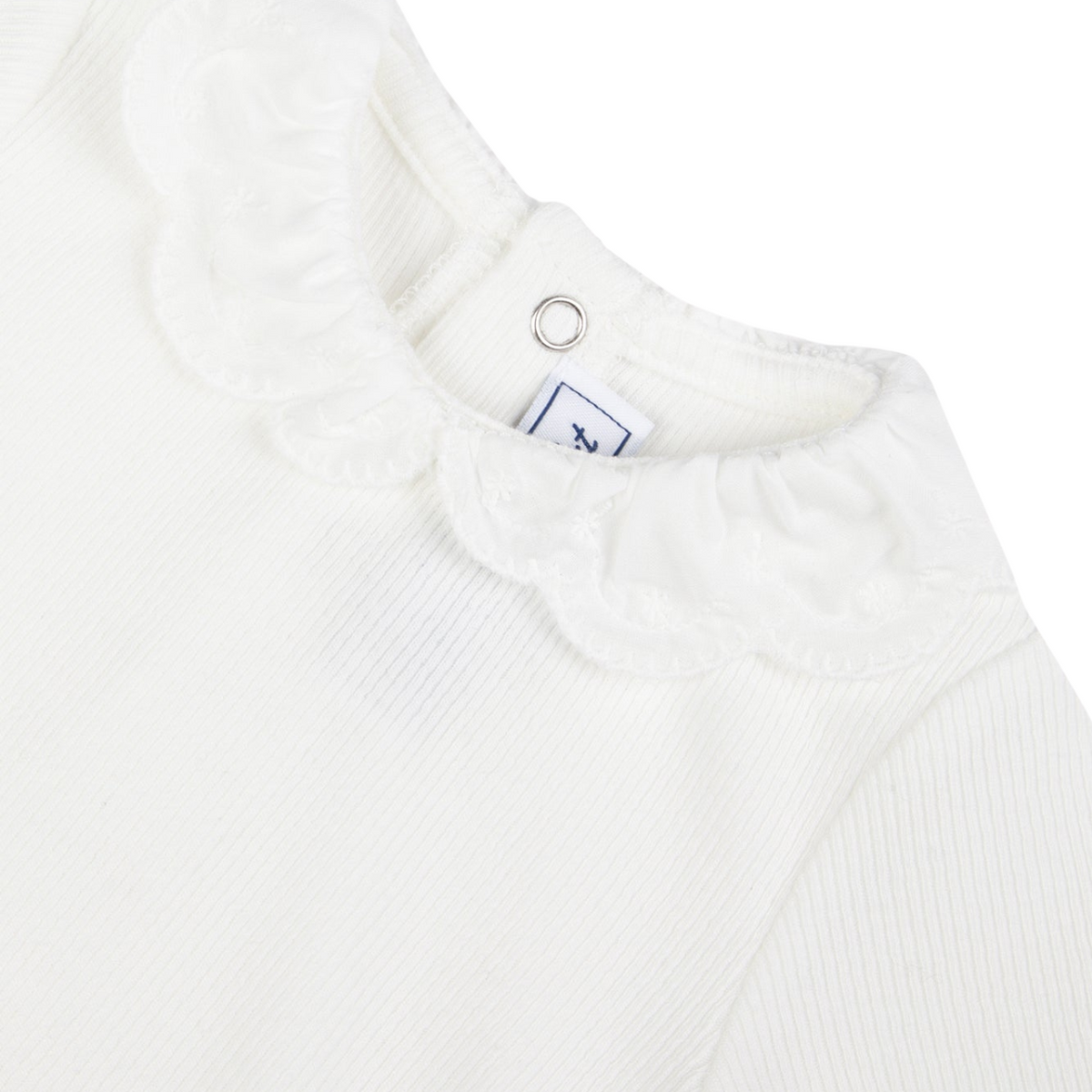 Noel Ruffle Collar Sweater | Ecru