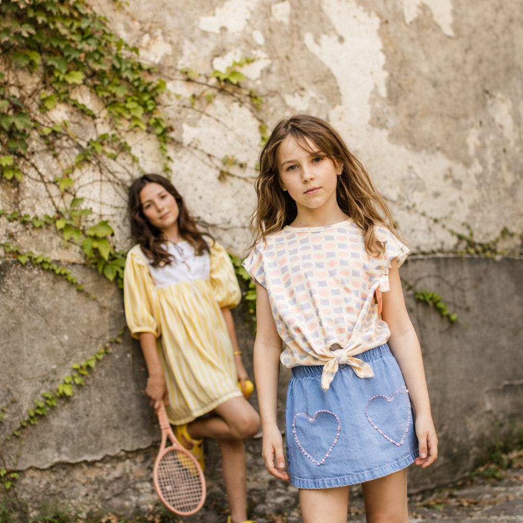 Denim Teacher Skirt | Light Blue