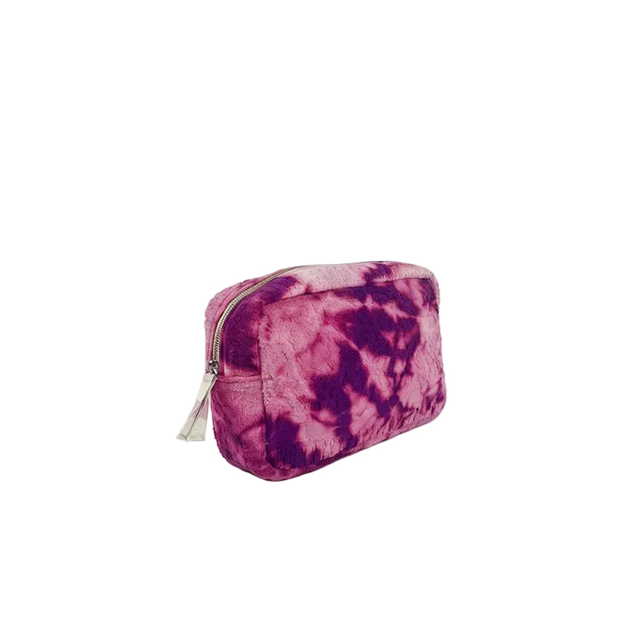 Oona Tie & Dye Pouch | Pink Sunset