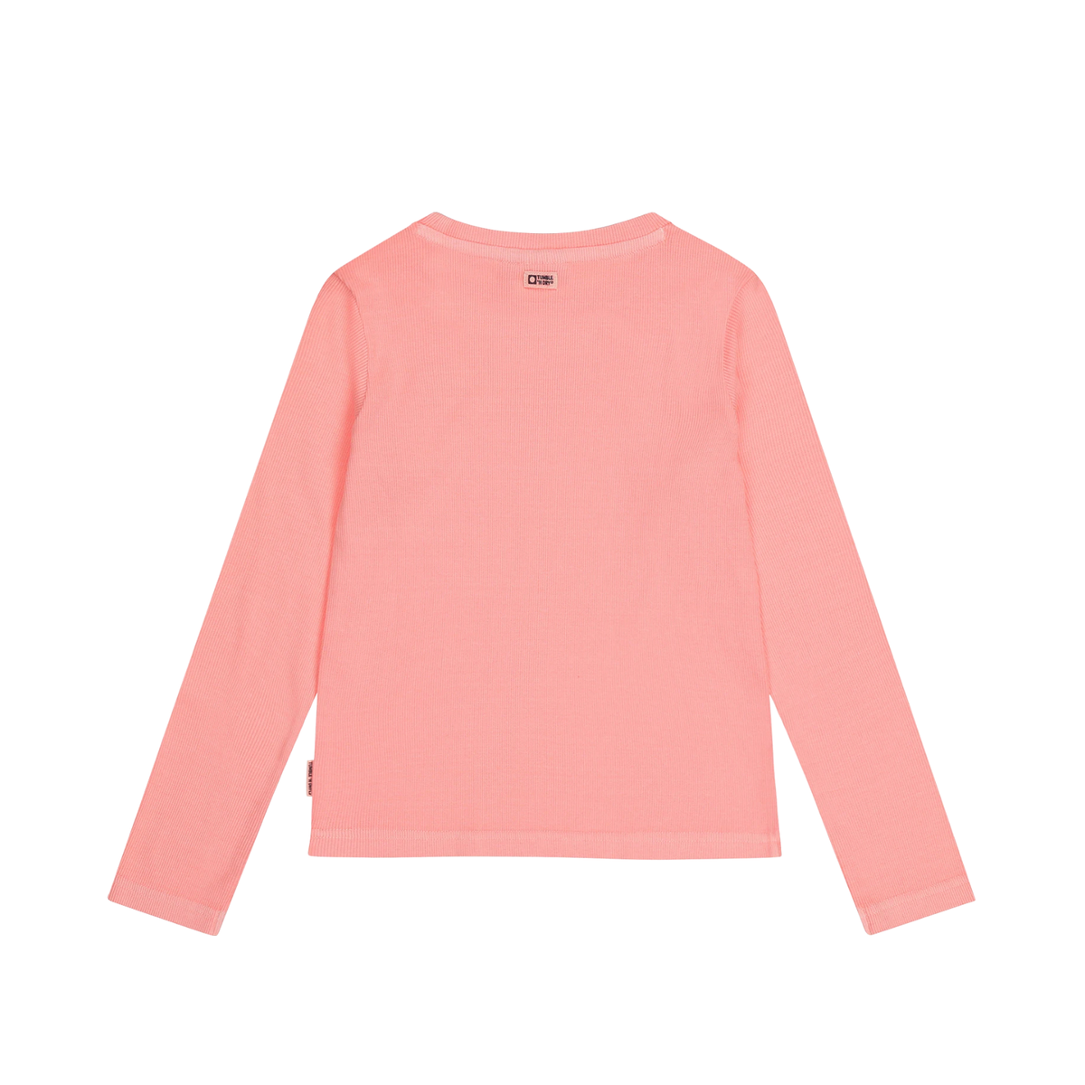 Zoe Longsleeve T-shirt | Bright Coral