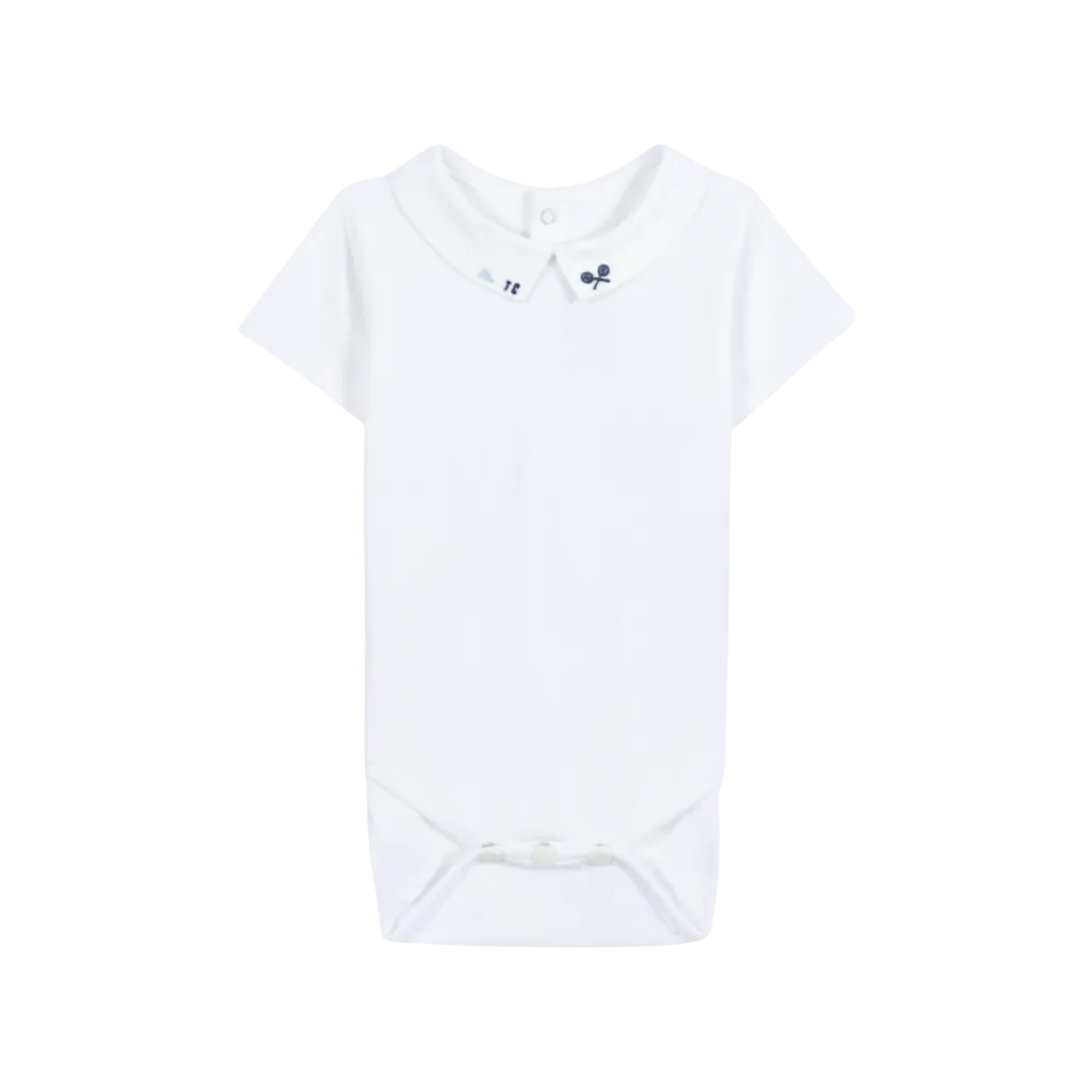 Body Short Sleeve Polo | White