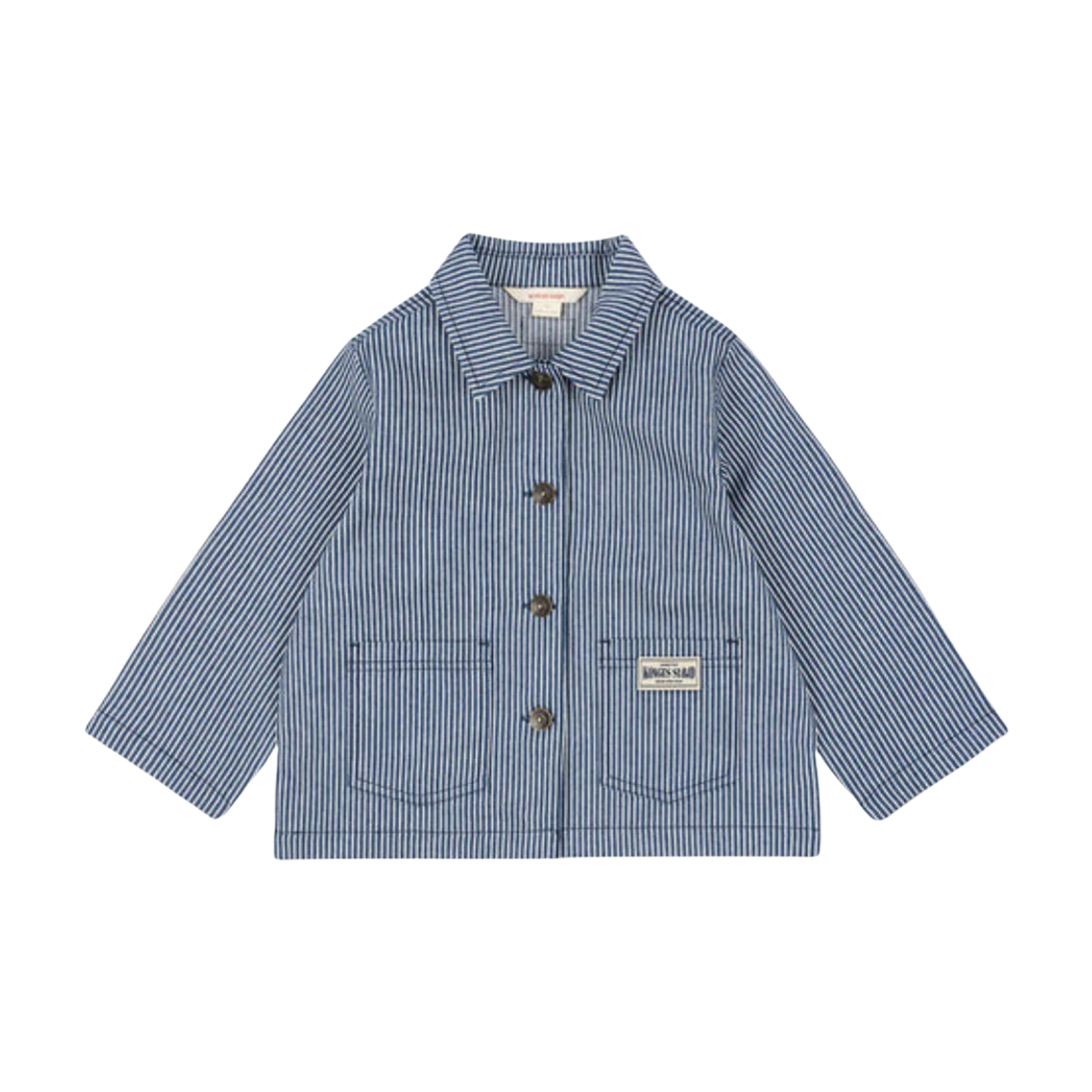 Luc Shirt Jacket | Blue Stripe