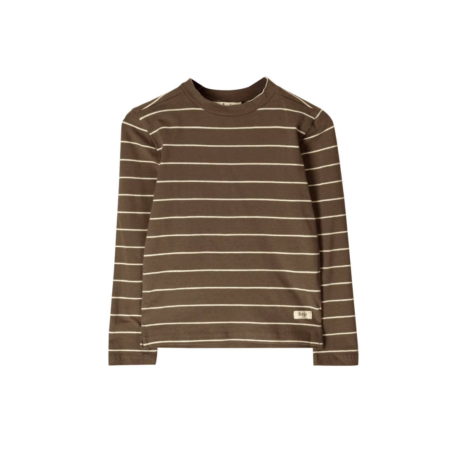 Ayot Stripe T-Shirt | Taupe brown