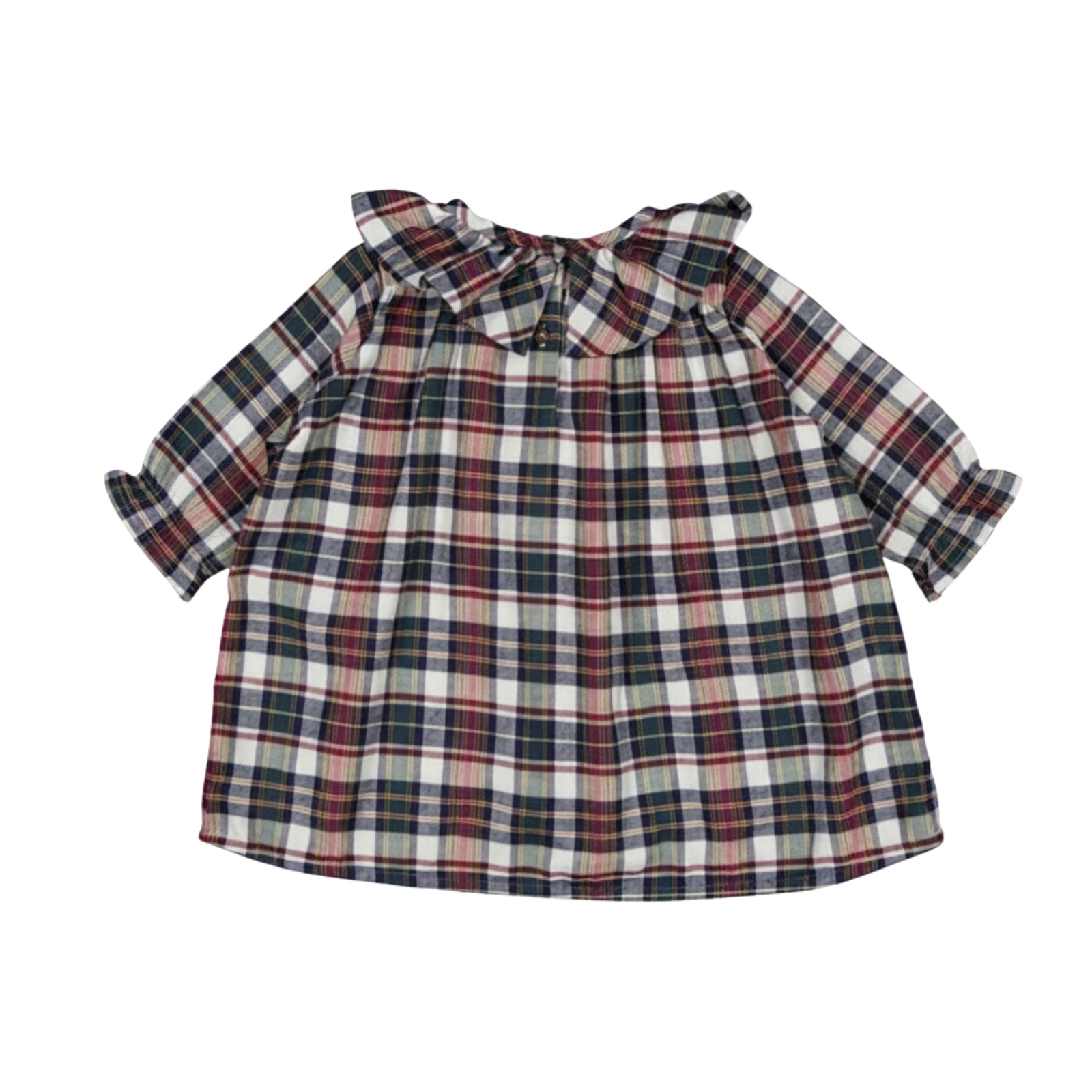 Mary Carreaux Dress | Red Tartan
