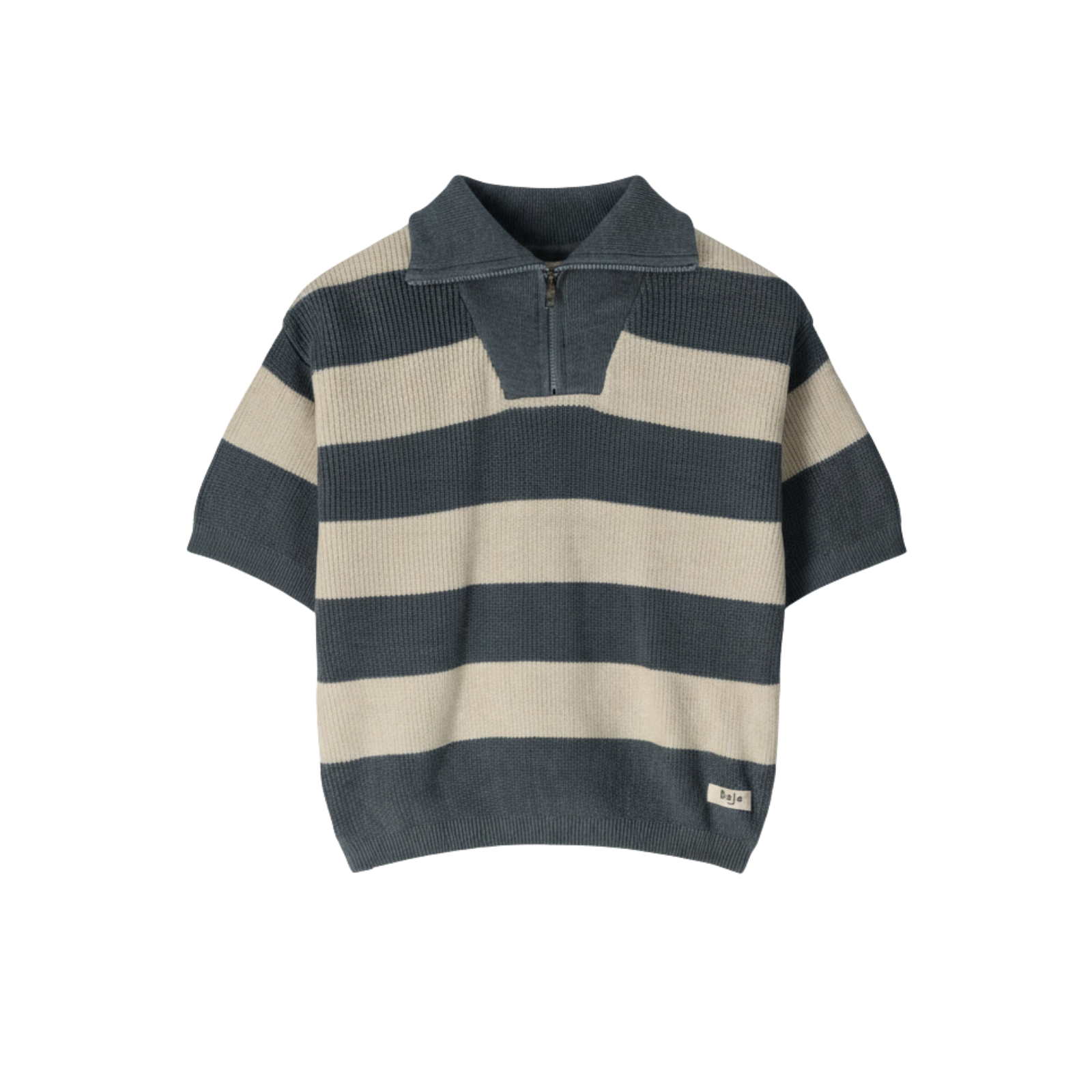 Fao Quarter Zip | Blue Ocean Stripe