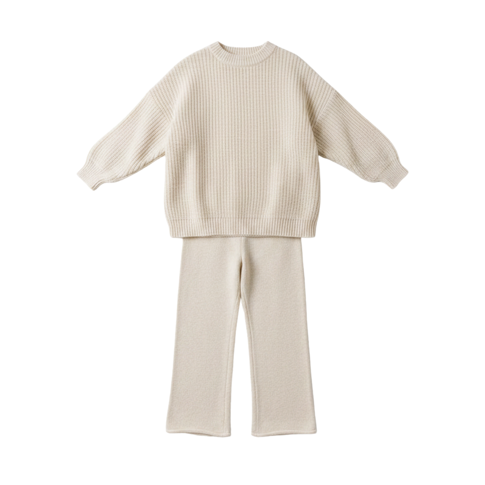 Teddy Jumper Set | Oatmeal