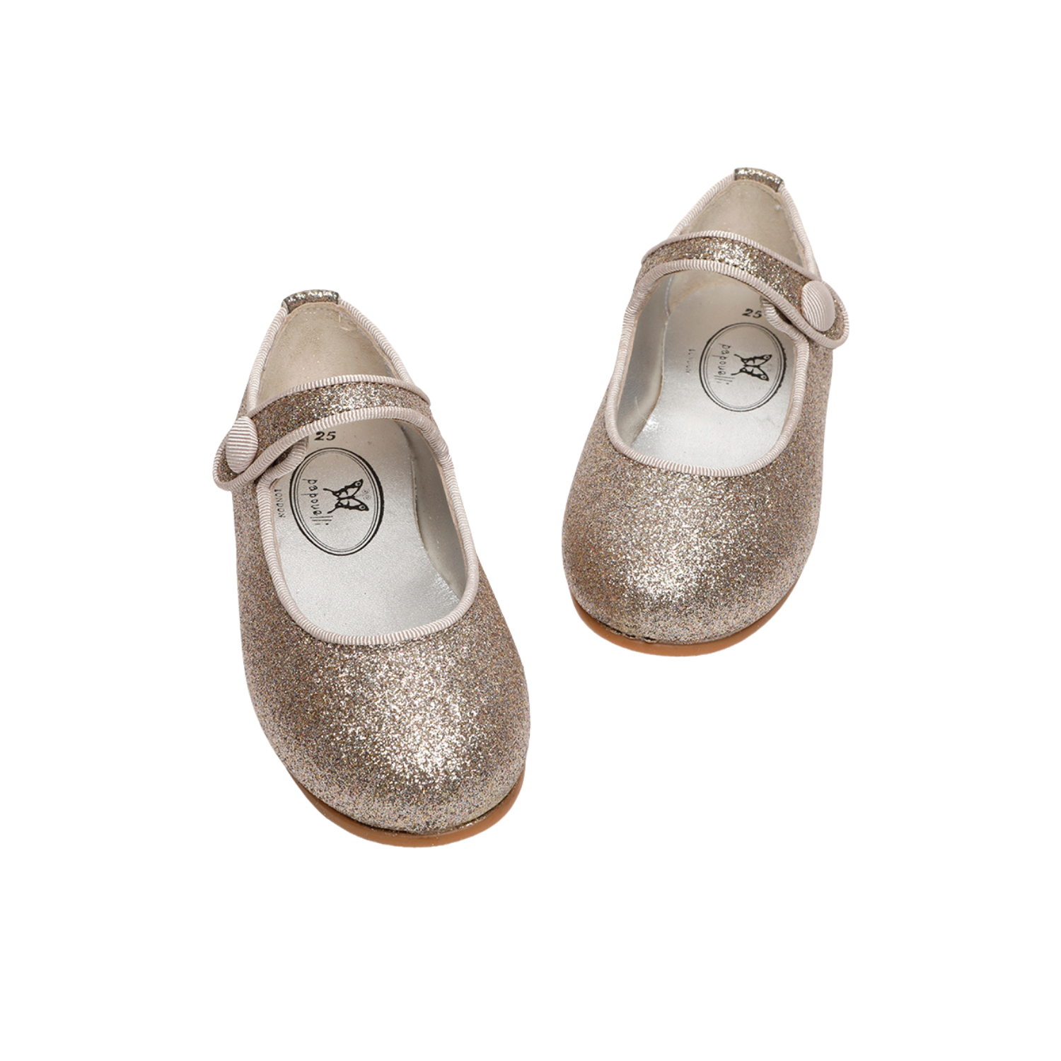 Glittery Shoes | Old Gold