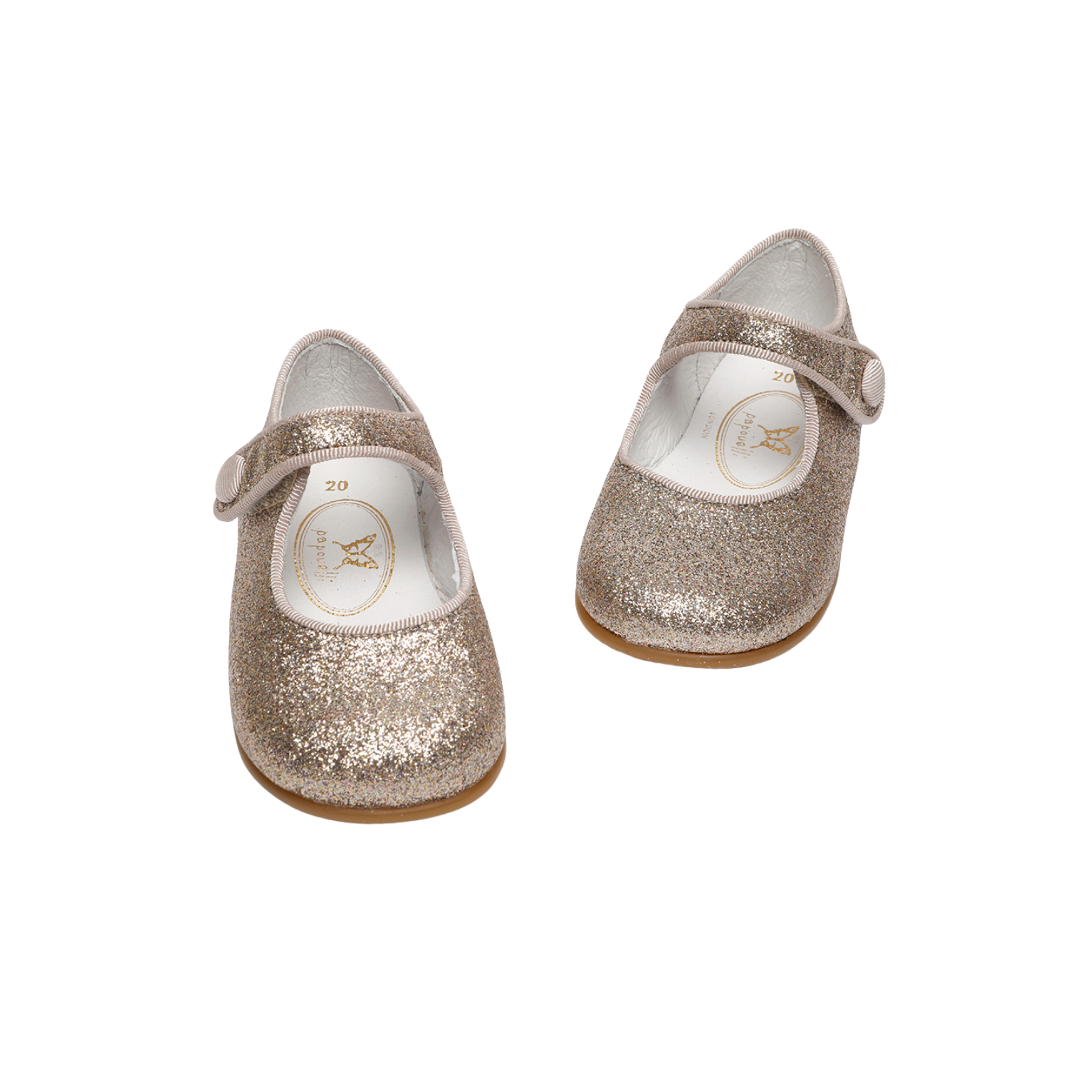 Glittery Shoes | Old Gold