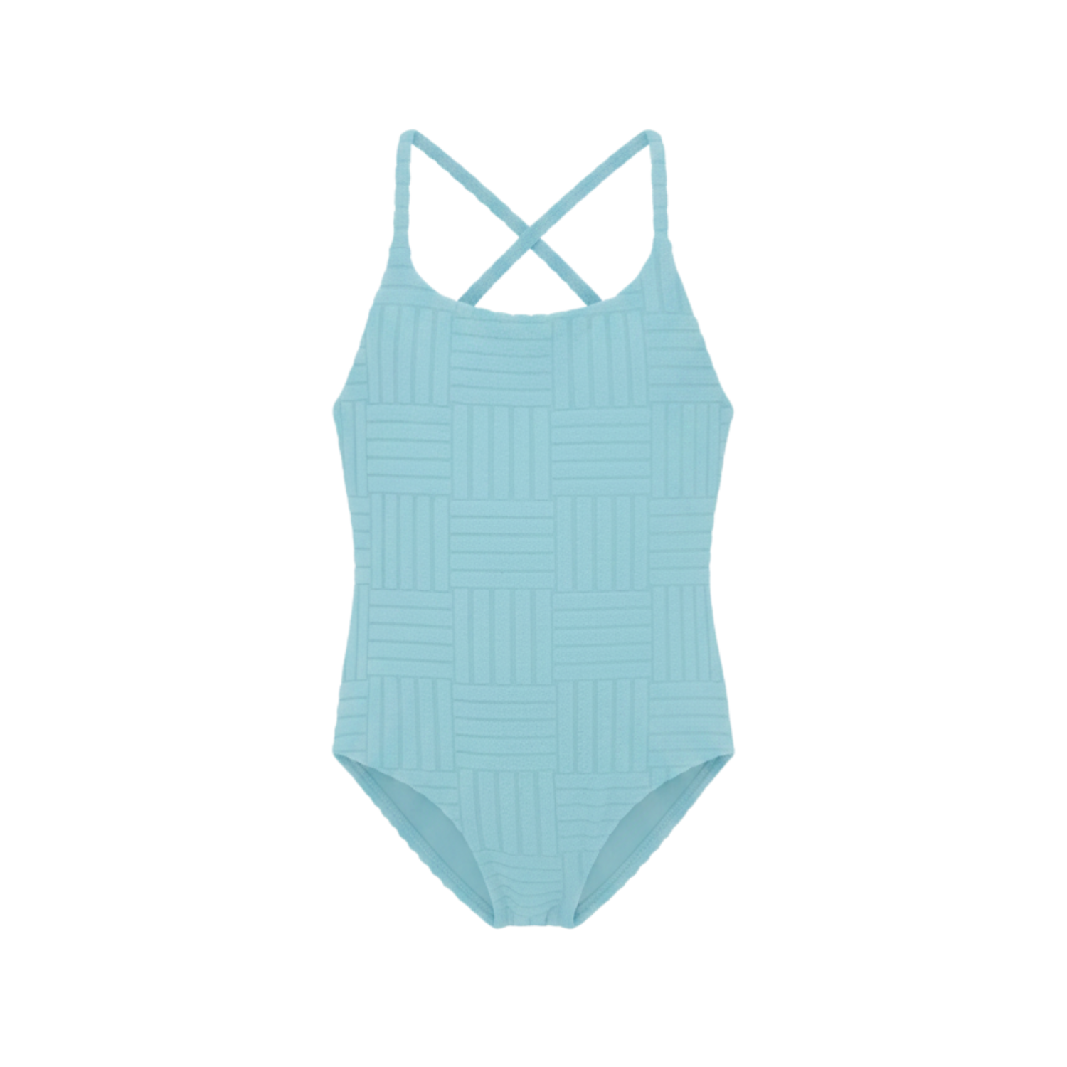 Little Julia Terry One Piece | Blueberry Ice