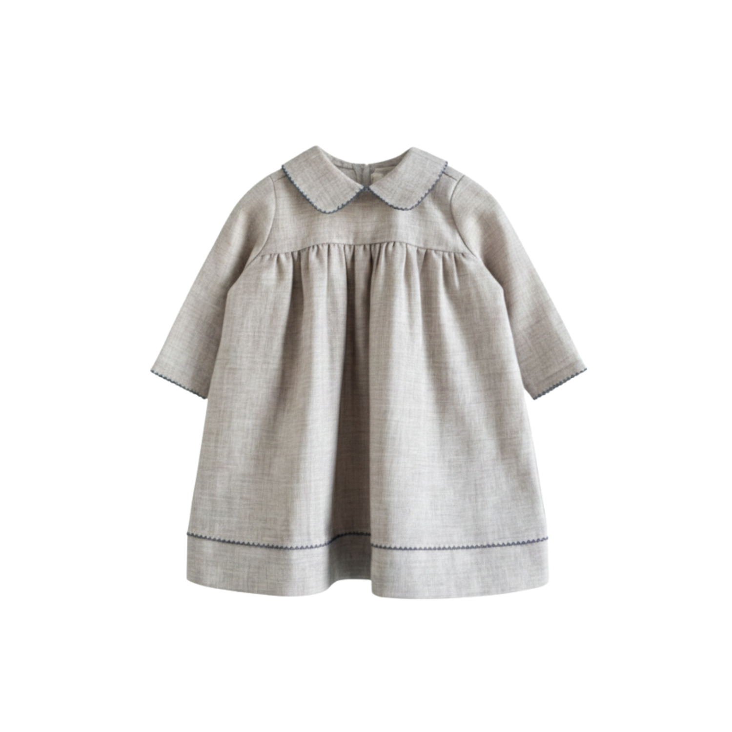 Baby Anna Dress | Birch Blue