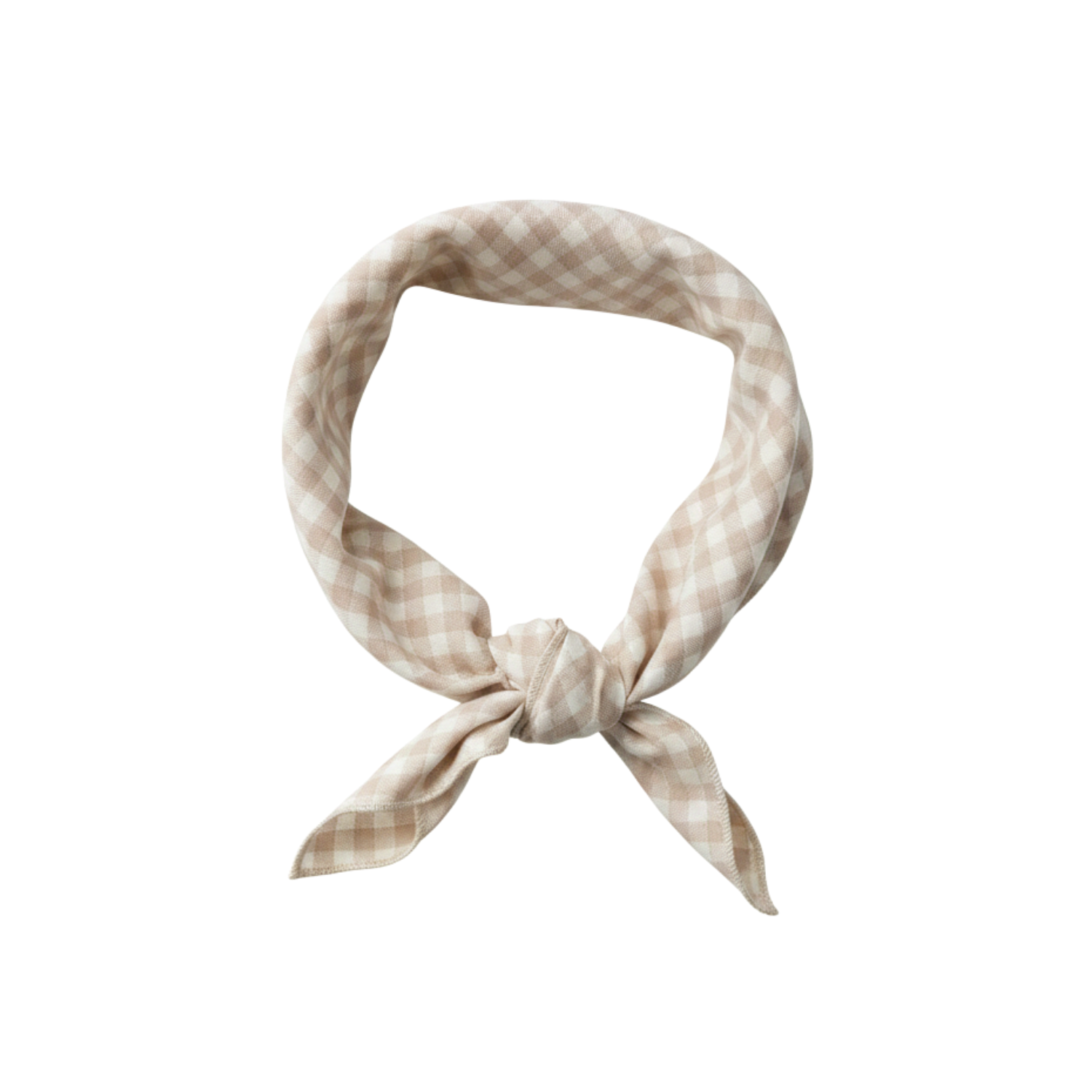 Eddie Scarf Beige Gingham