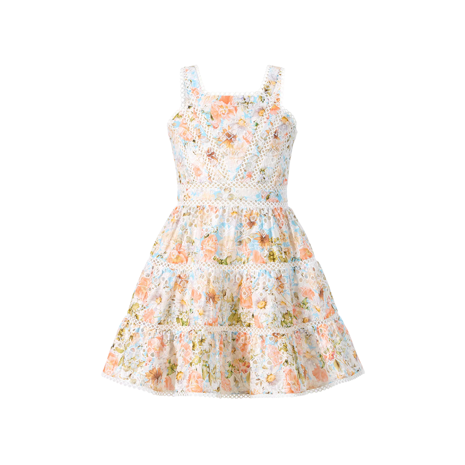 Daphne Embroidered Mini Dress