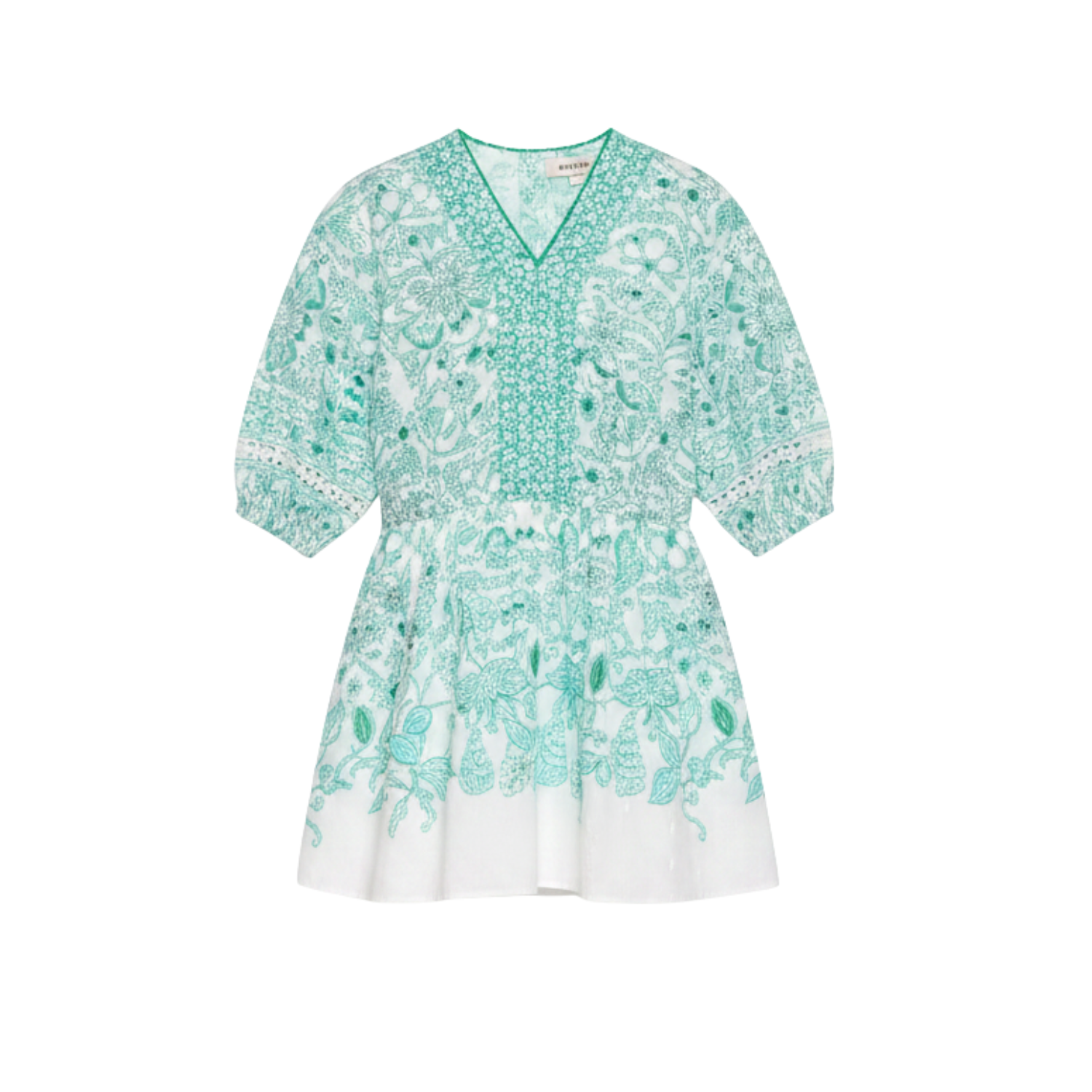 Chantal Short Jumpsuit | Aqua Tiare