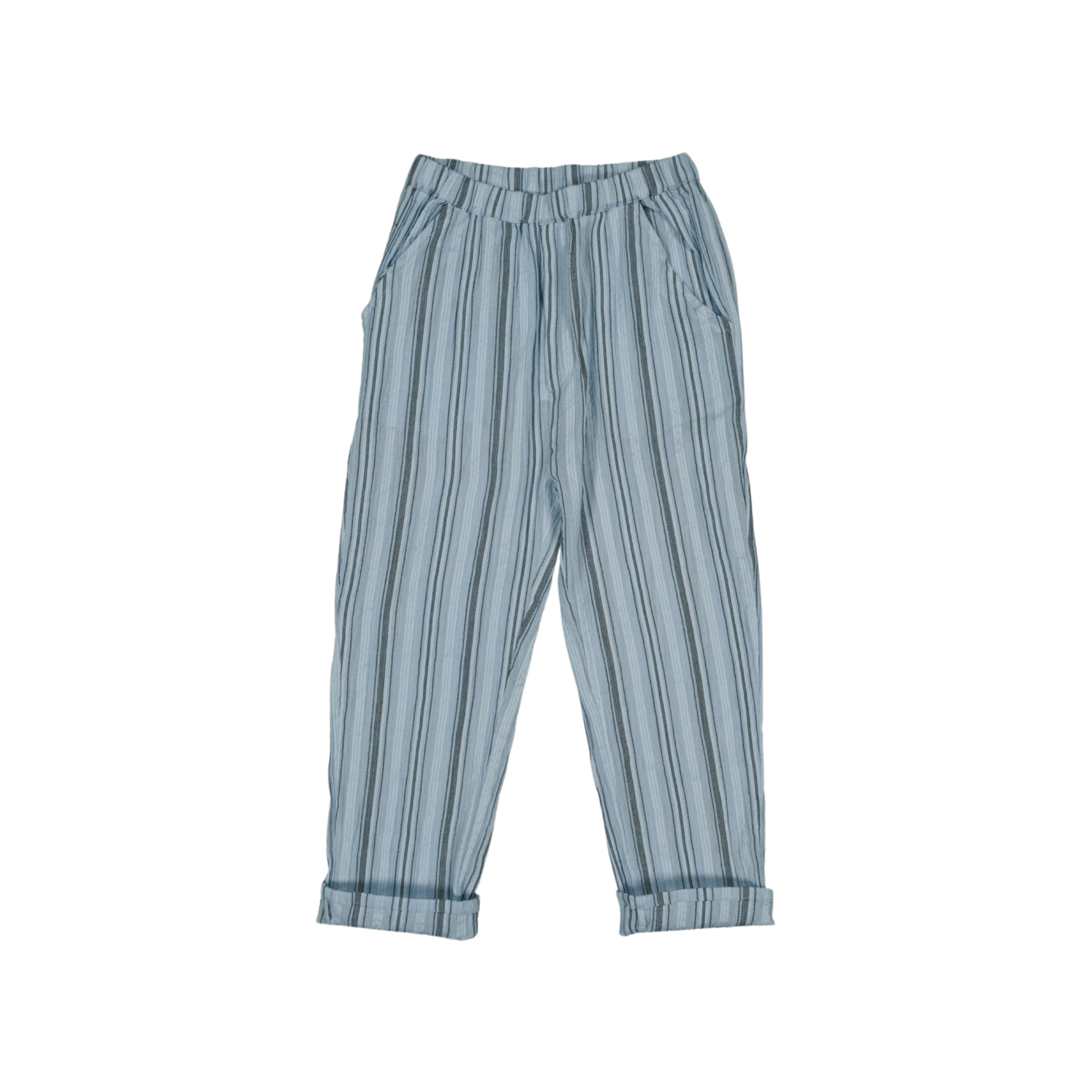 Striped Gazelle Pants | Pale Blue