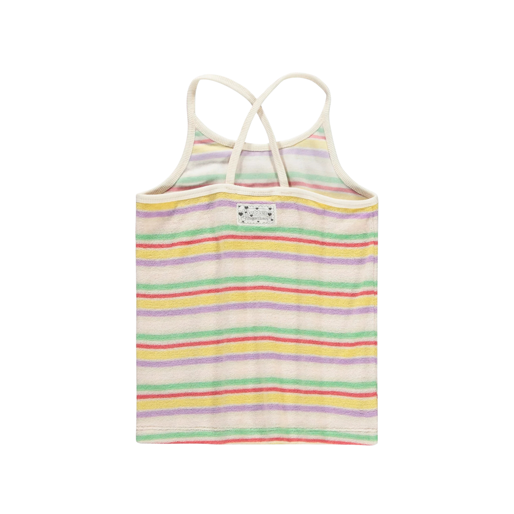 Ria Top | Pastels Stripe