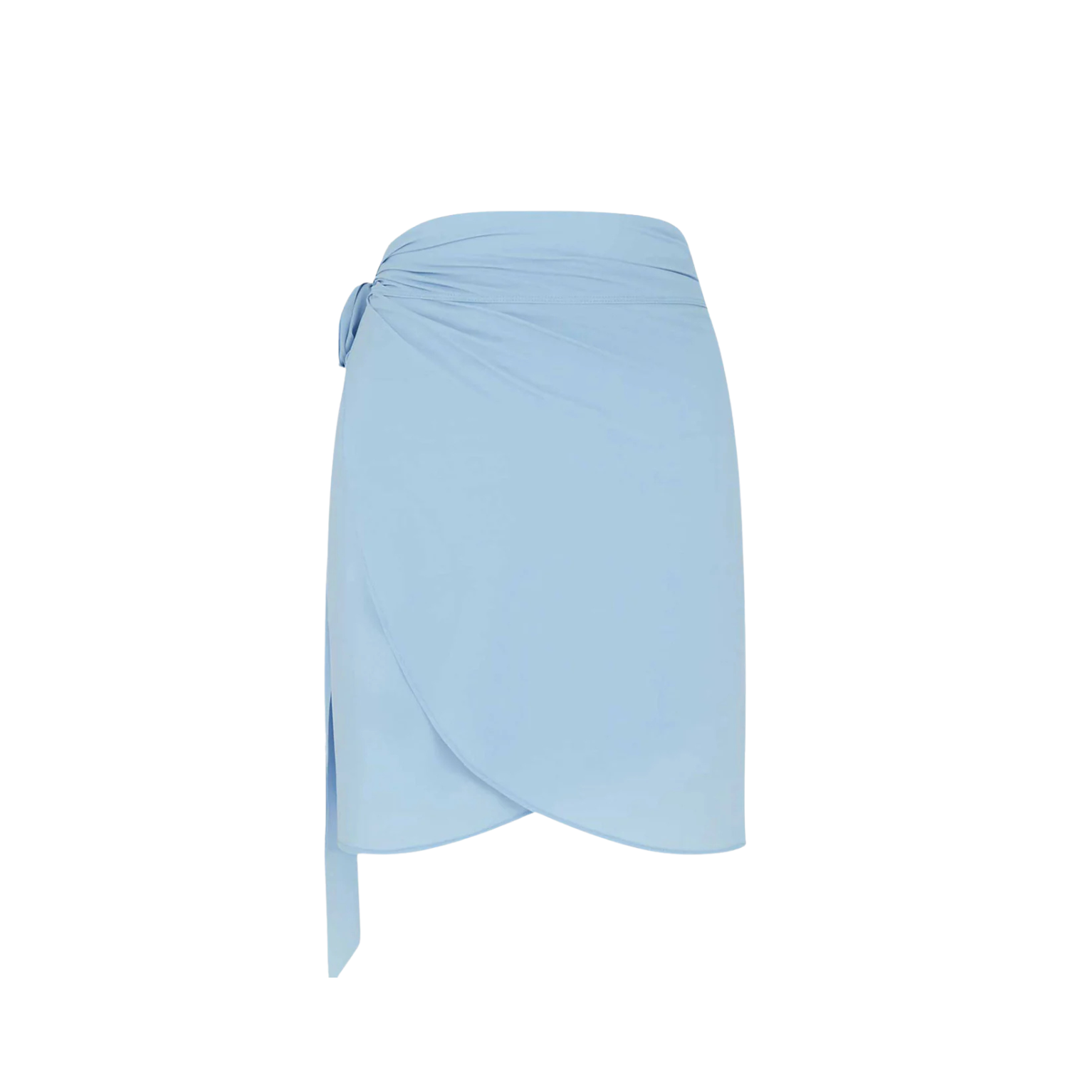 Womens Short Sarong | Cornflower