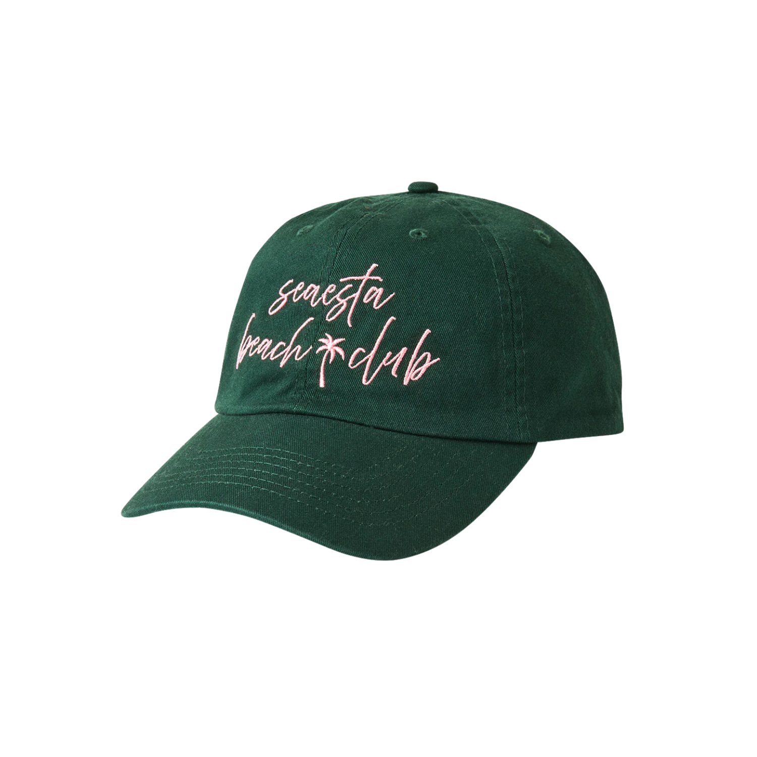 Beach Club Dad Hat | Pink Palms