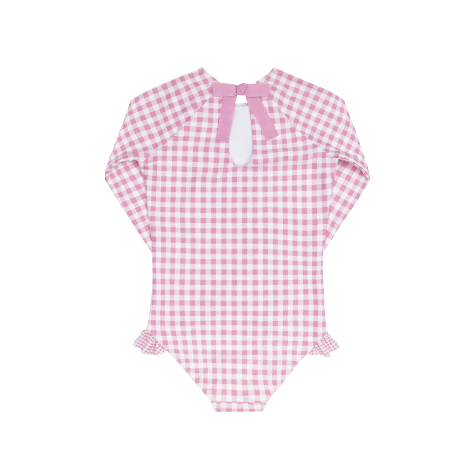 Blush One Piece | Gingham Rashguard