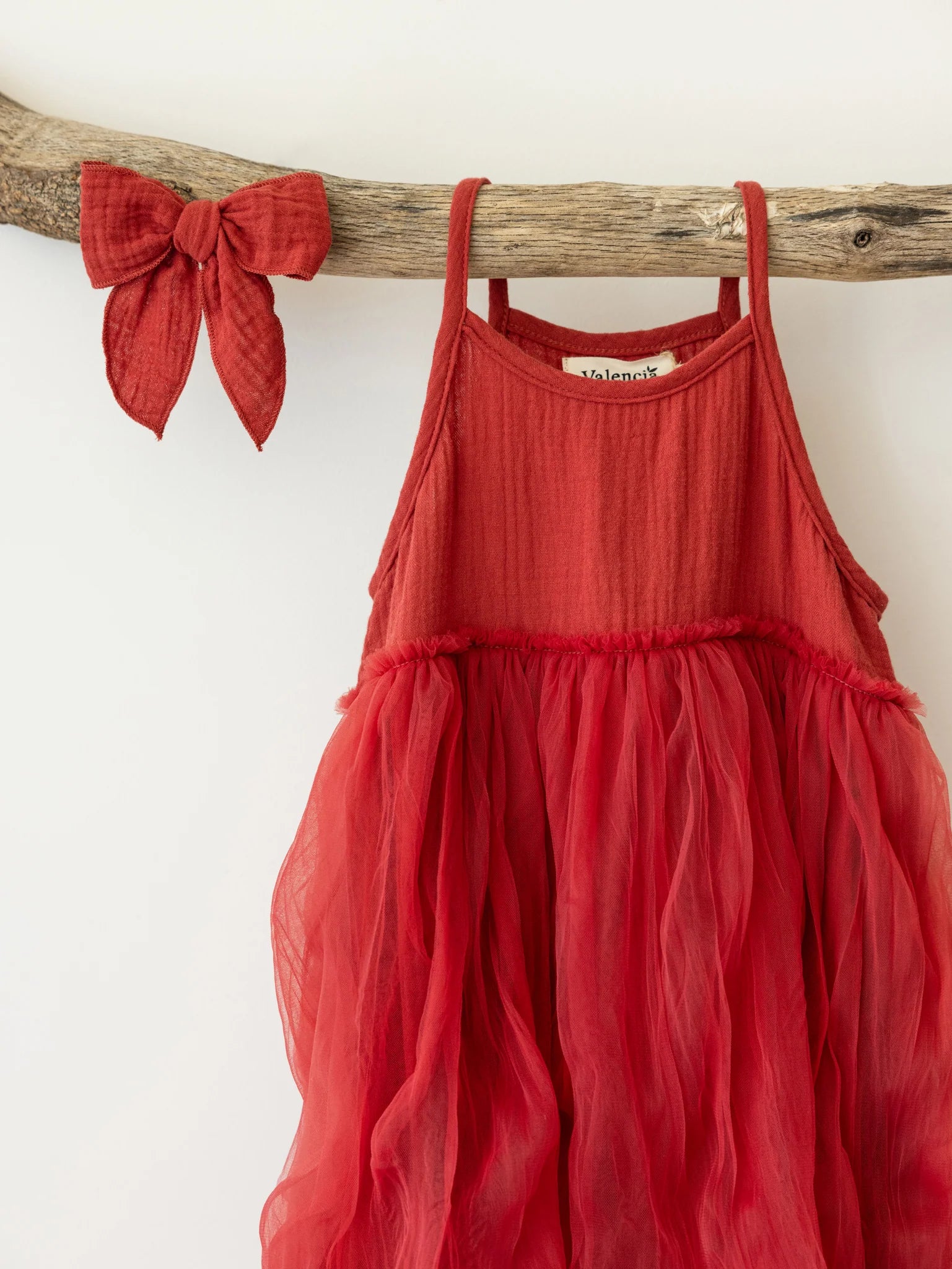 Cotton Bow | Deep Red