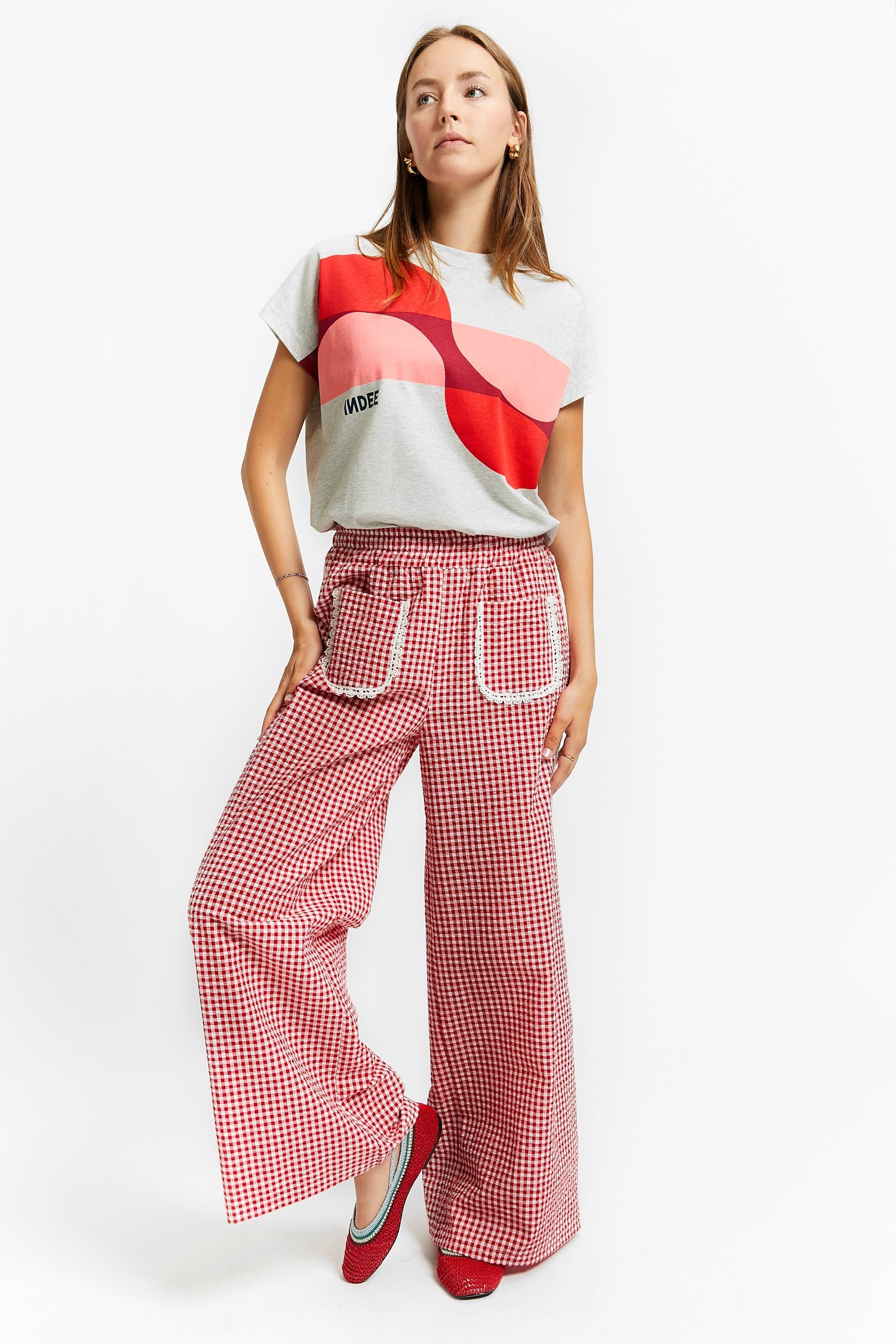 Vanuatu Trousers | Tomato Red