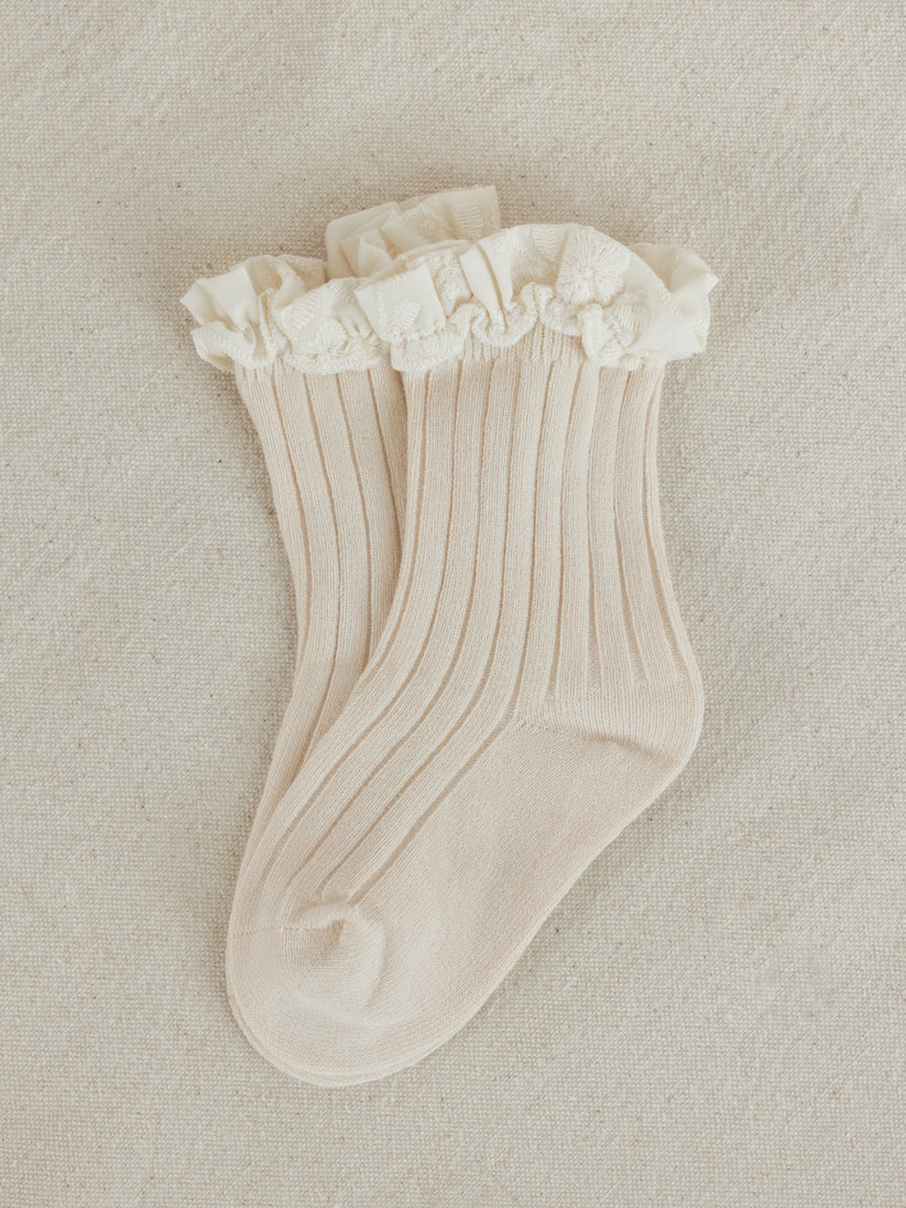 Frilly Socks | Natural