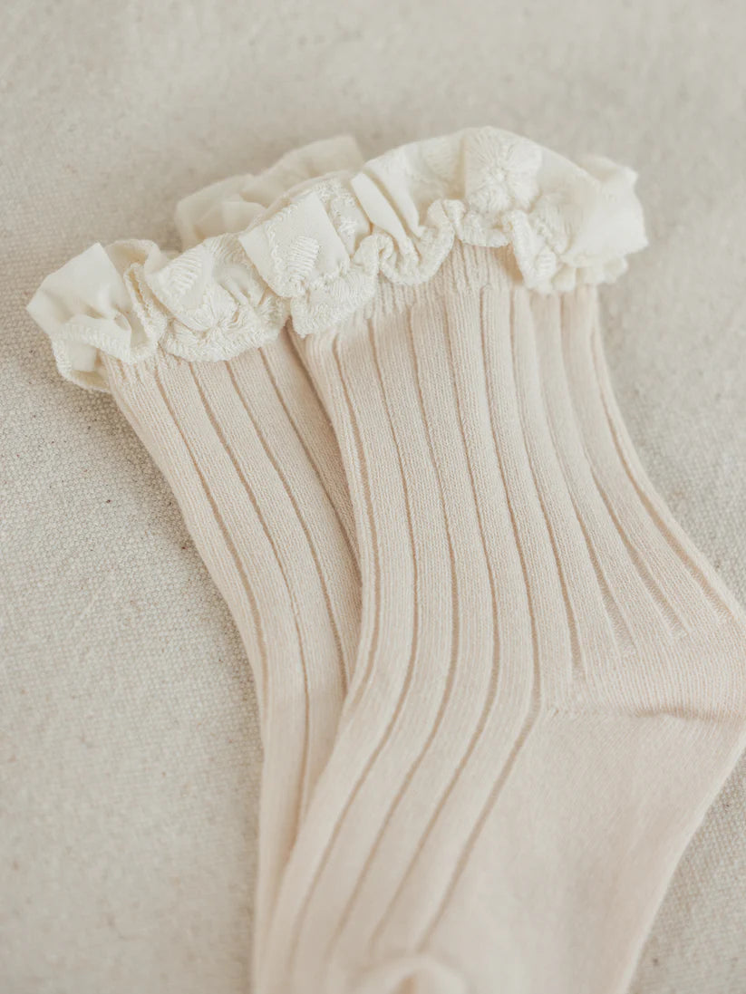 Frilly Socks | Natural