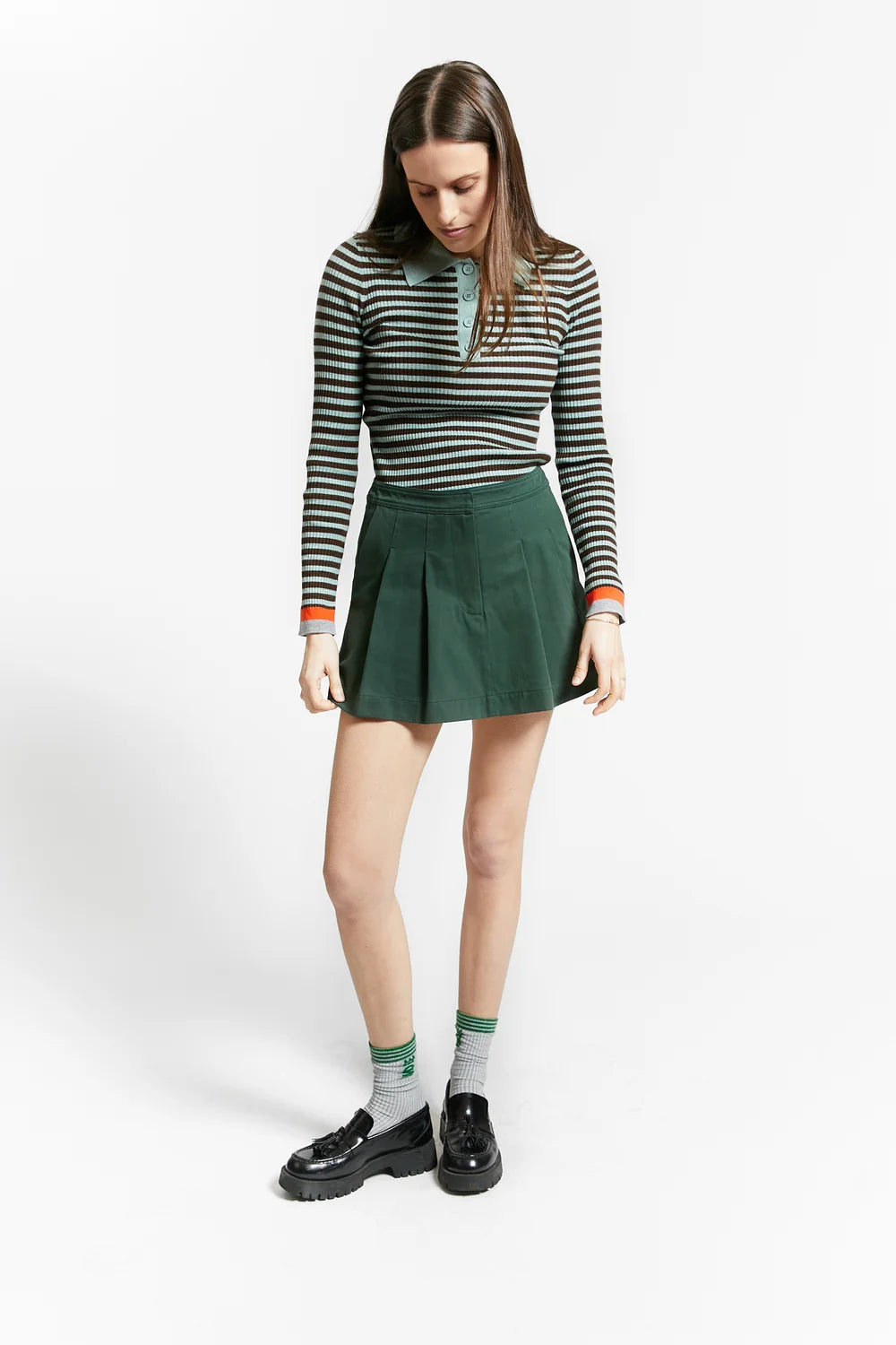 Wallstreet Skort | Forest Green