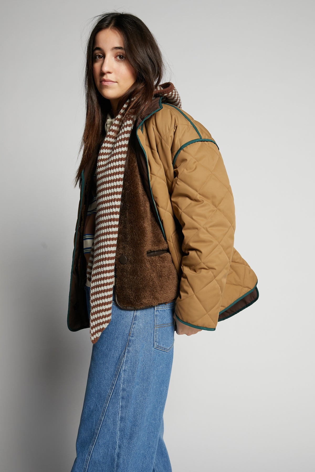 Warmup Reverisible Jacket | Coffee