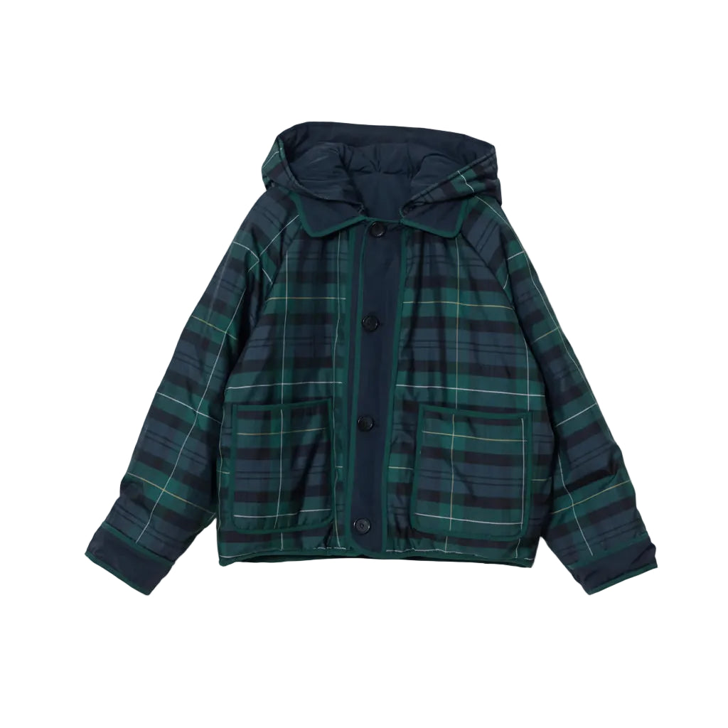 Windy Reversible Puffer Jacket | Navy