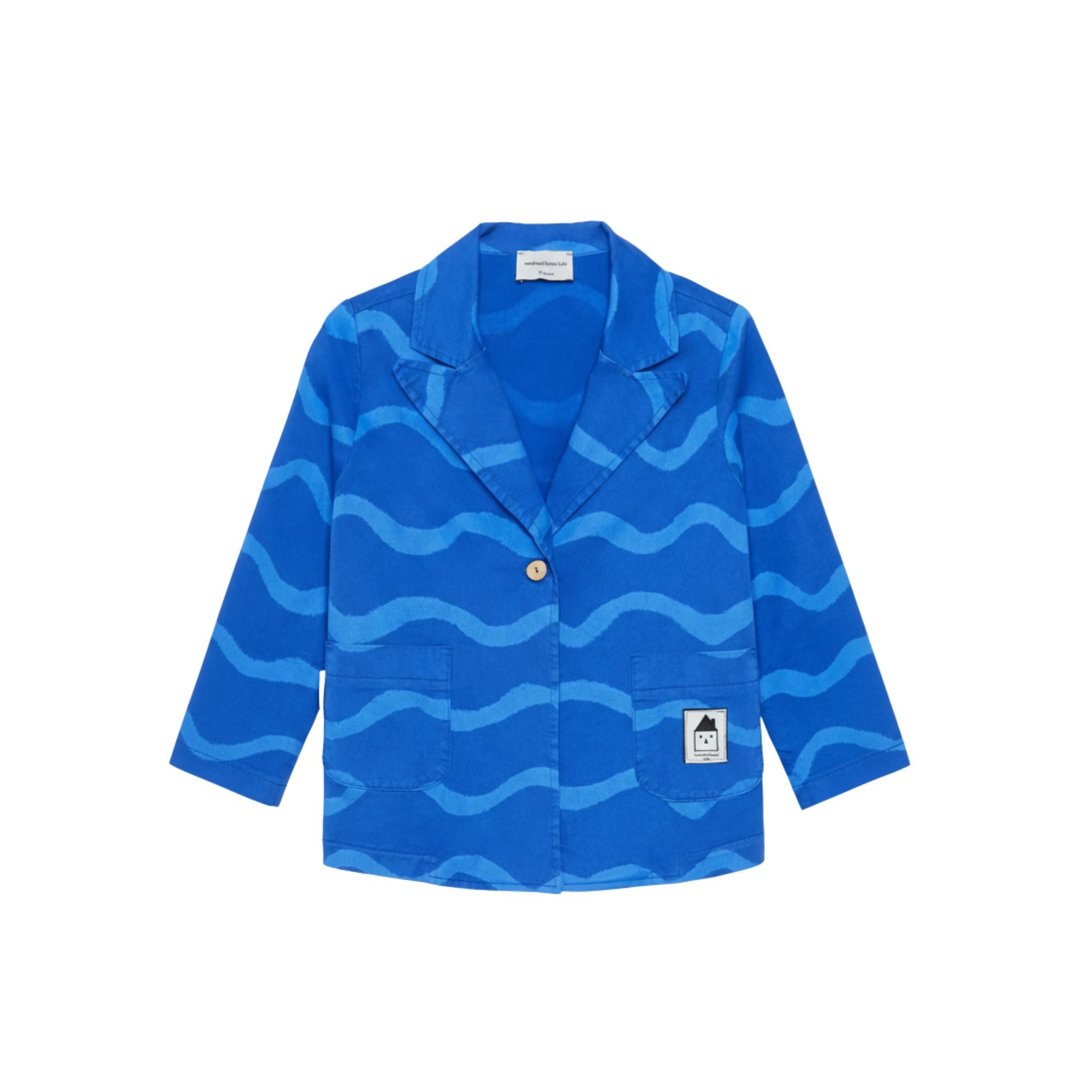 Waves Tailored Jacket | Nautical Blue