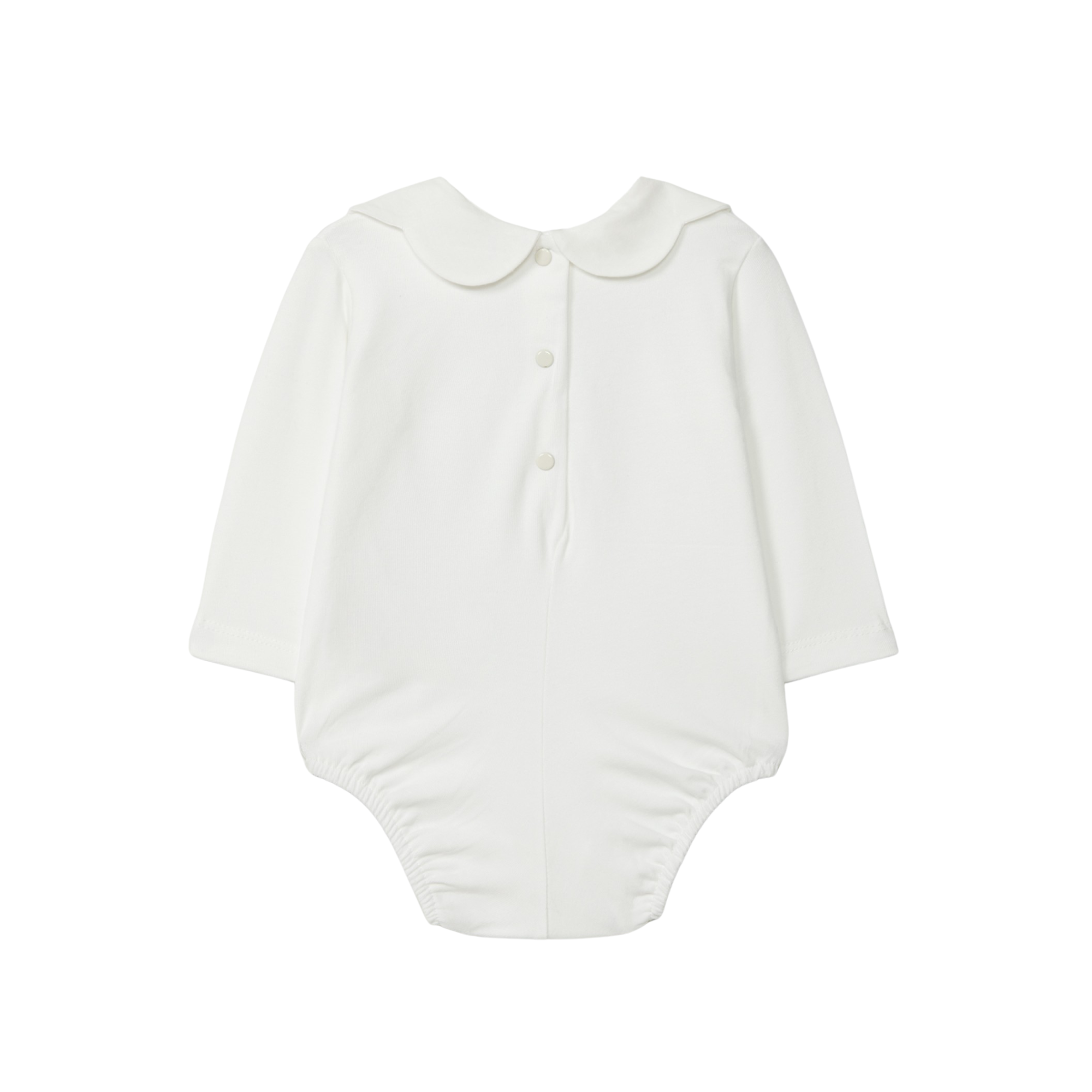 Long-sleeved Bodysuit | White