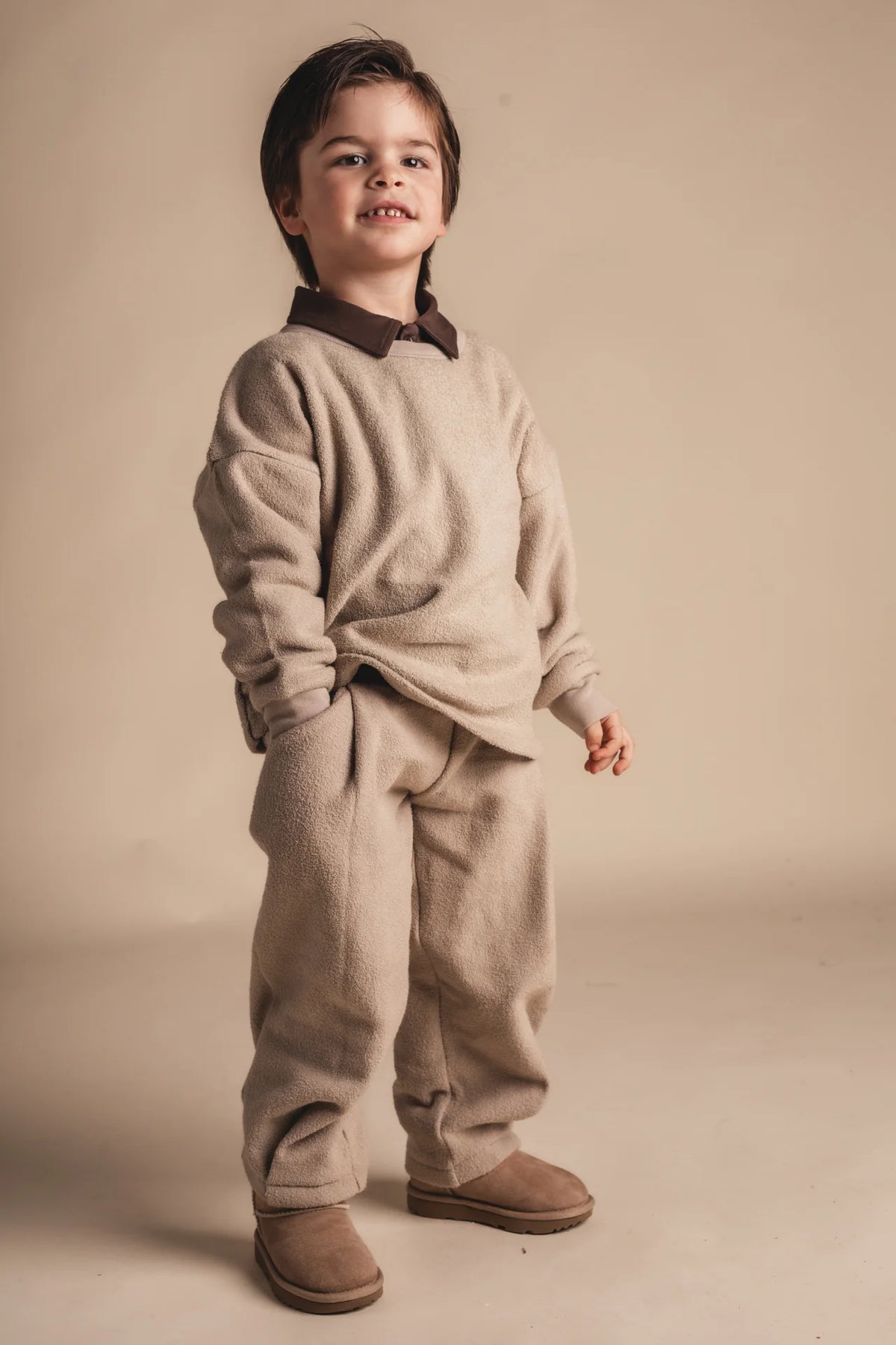 Yordin Bino Sweater Set | Taupe Light