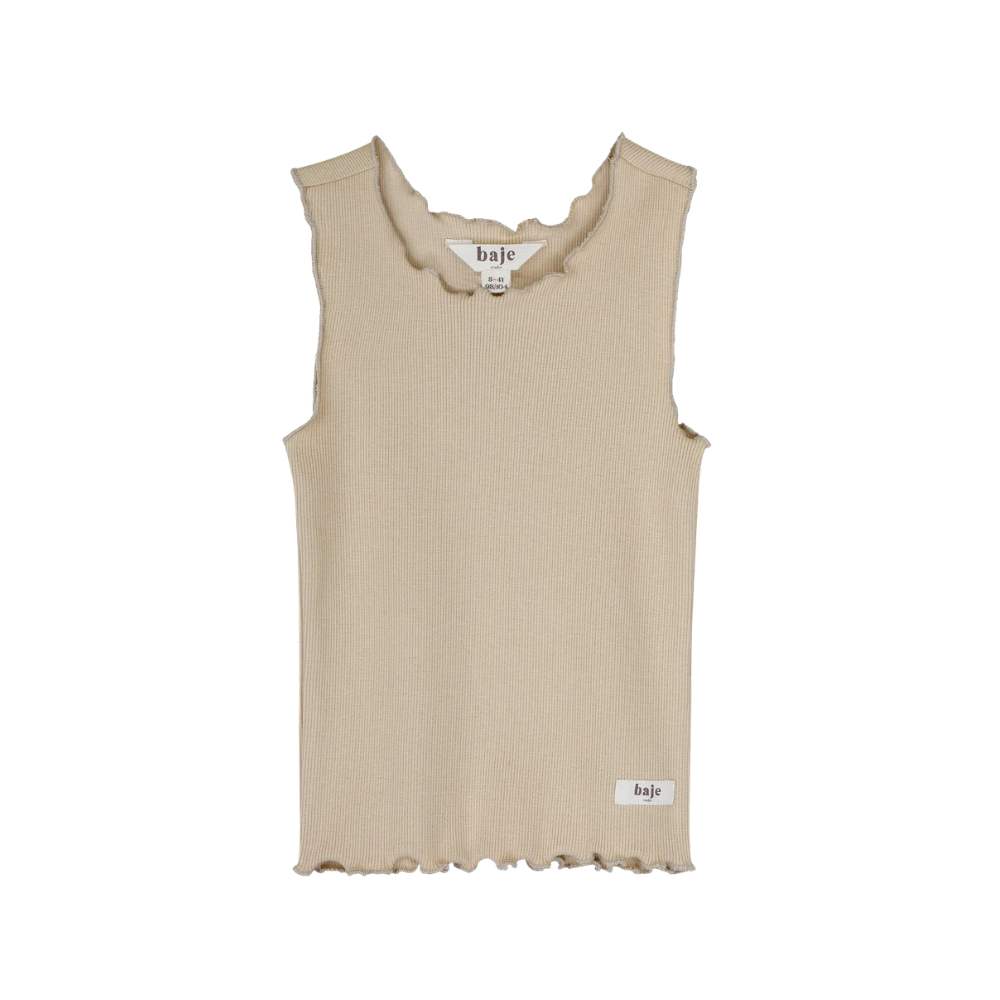 Jutia Singlet | Creme Fawn