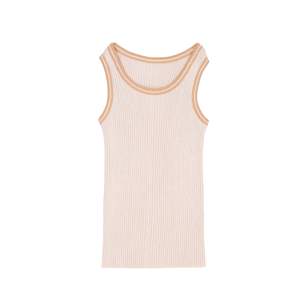 Kai Tank Top Cotton | Beige