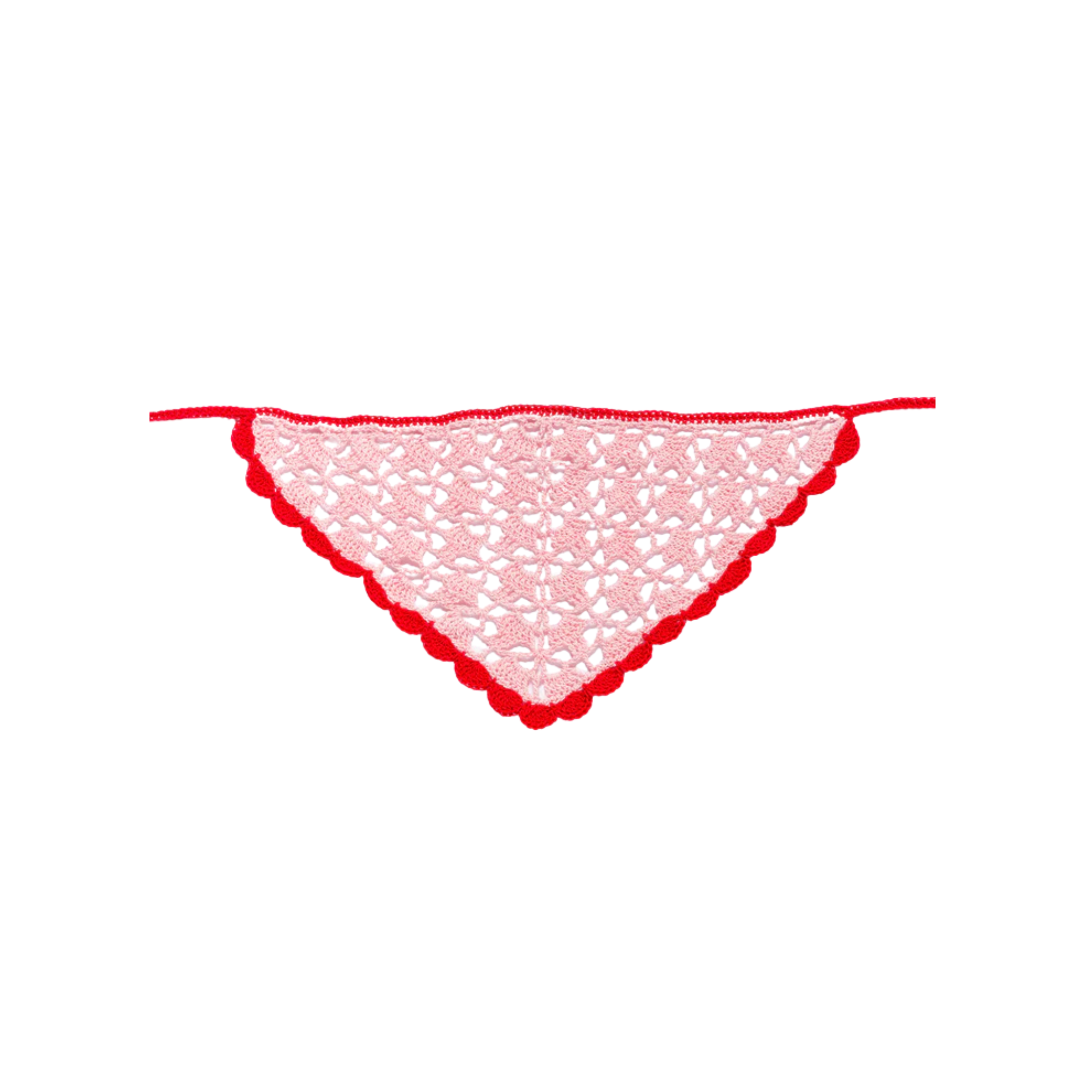 Crochet Headscarf Pixie | Cotton Candy Combo