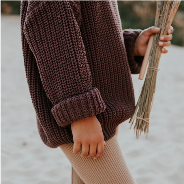 Chunky Knitted Sweater | Fig