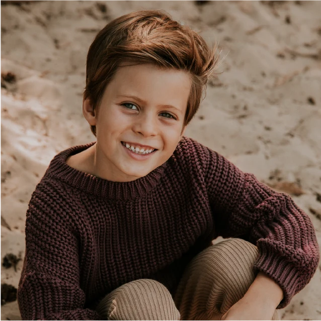 Chunky Knitted Sweater | Fig
