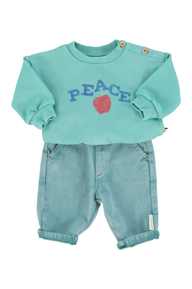 Baby Trouser | Washed Green