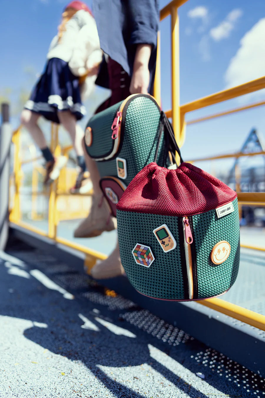 Sophy Zippered Bag | Artist Green